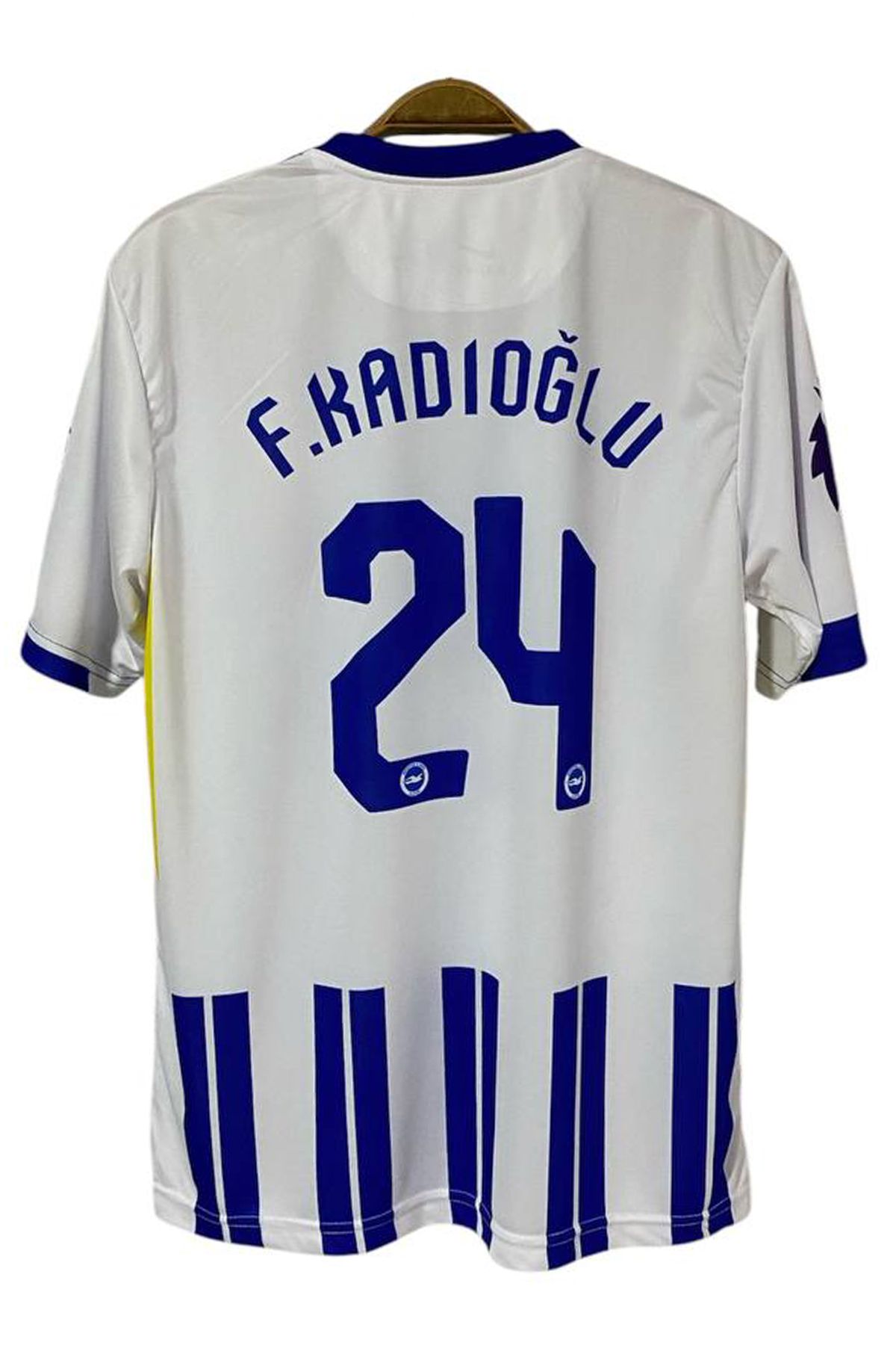 DAYIBALI DÜKKAN-Dayibali Ferdi Kadıoglu 2024/25 Blue White Short Sleeve New Season Jersey 1