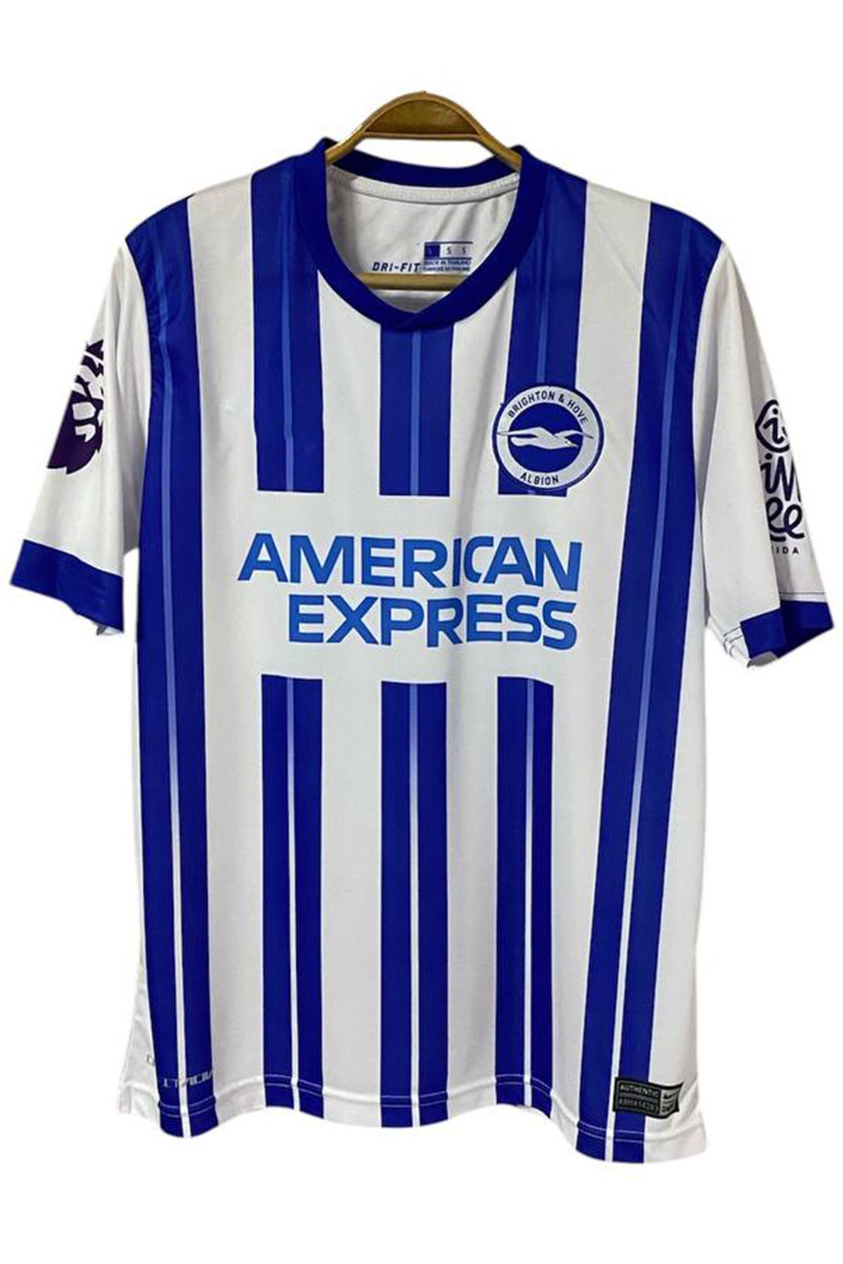 DAYIBALI DÜKKAN-Dayibali Ferdi Kadıoglu 2024/25 Blue White Short Sleeve New Season Jersey 2