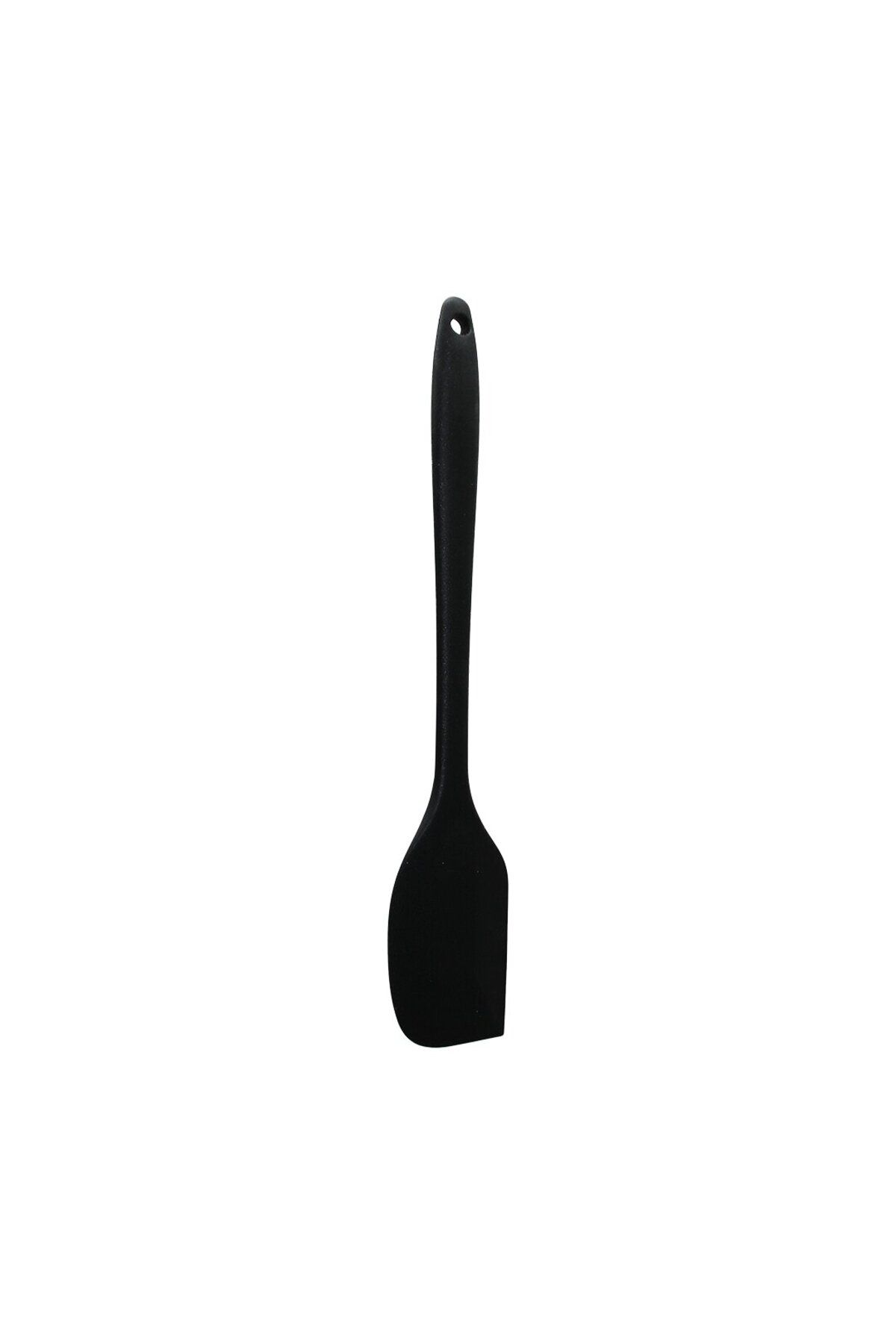 MOONFER SİYAH ORTABOY KÖŞELİ SİLİKON SPATULA KARIŞTIRICI 30CM (4767)