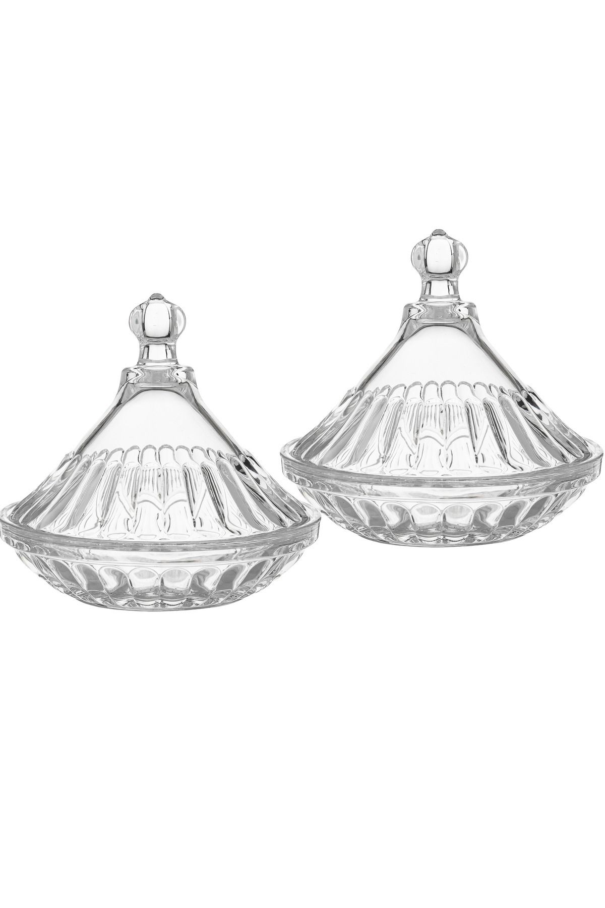GREEN APPLE-Set of 2 multi-purpose clear glass dates 1
