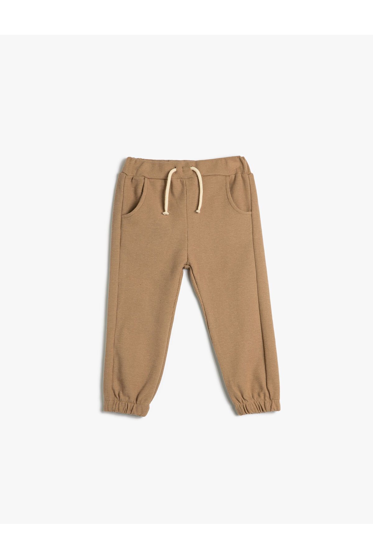 Koton-Pantaloni de sport Jogger de bază Buzunar Tie Talie Bumbac 1