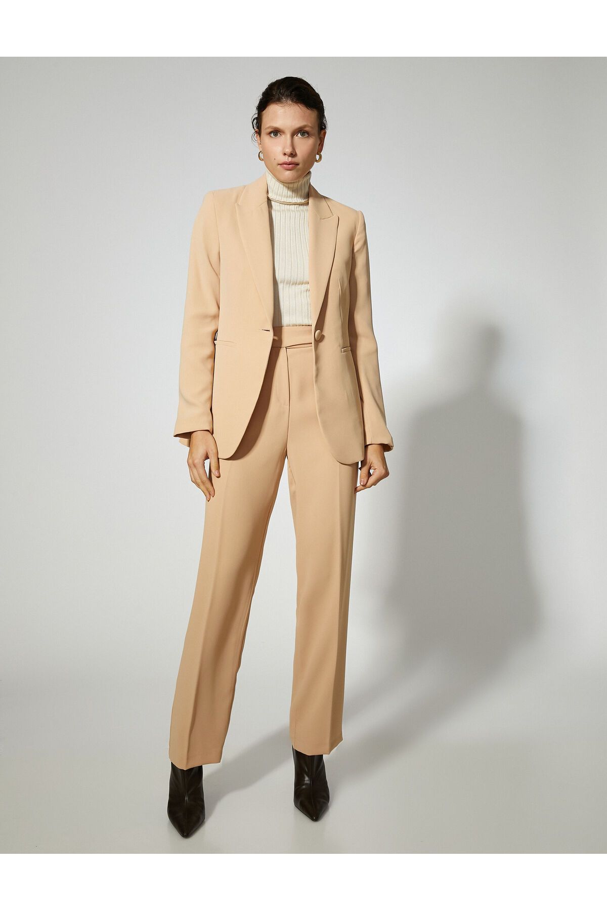 Koton-Single Button Blazer Jacket Design 2