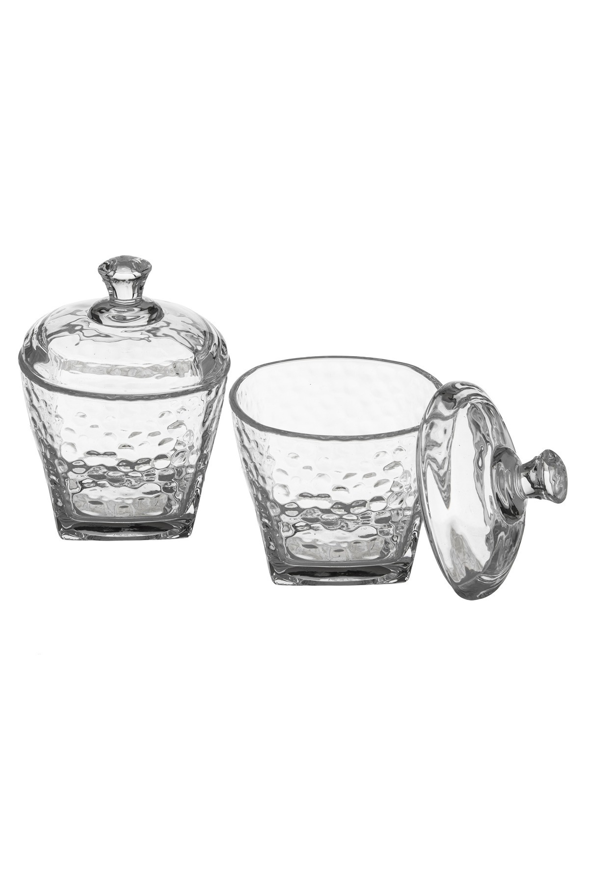 GREEN APPLE-Set of 2 multi-purpose clear glass dates 2