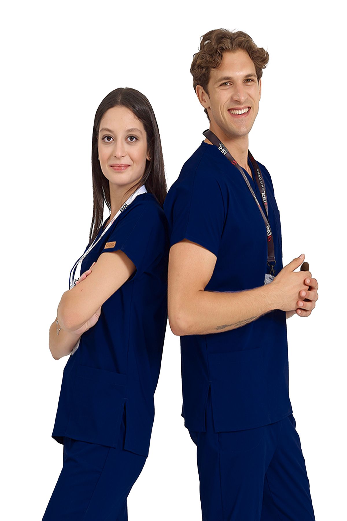 Brl Üniforma-Unisex Surgical Jersey - Single Top Lycra, Parliament Blue |   Brl Scruble 2