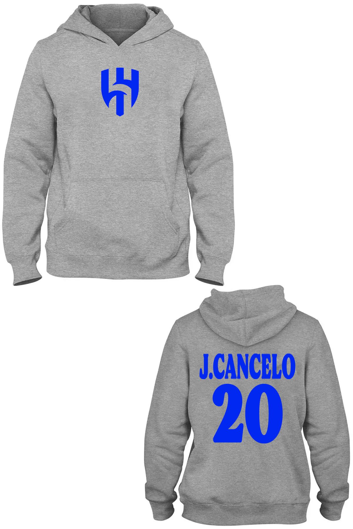 Pisa Art Al-Hilal Suudi Arabistan J.CANCELO 20 Özel Tasarım Kapşonlu Sweatshirt