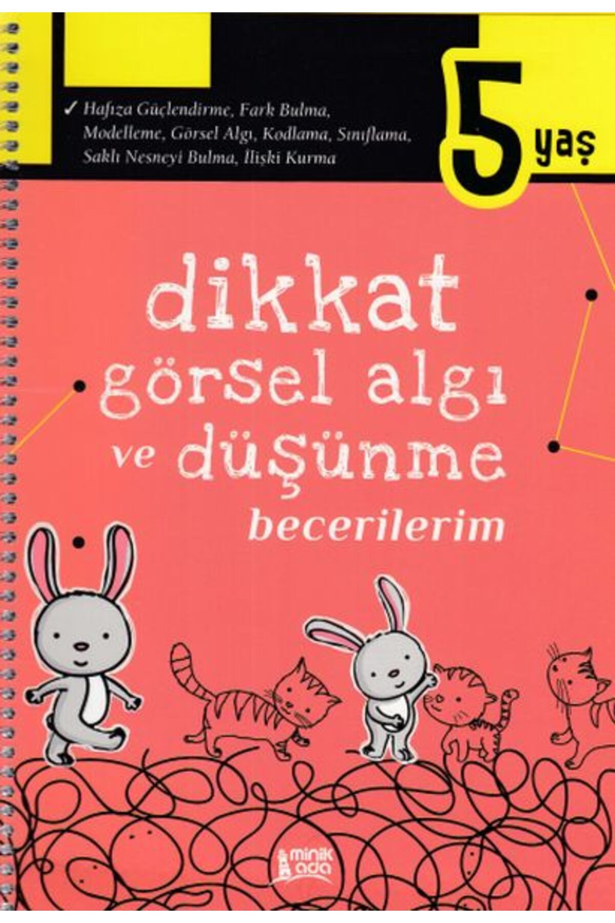 Minik Ada Yayınları Dikkat Görsel Algı ve Düşünme Becerilerim