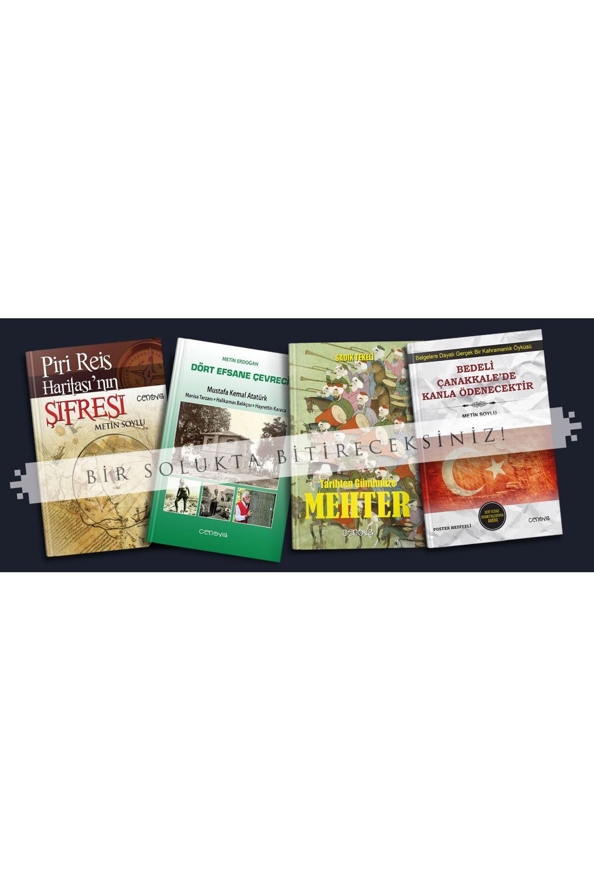 Cenova Yayınları Tarih Kütüphanesi Seti (4 kitap)