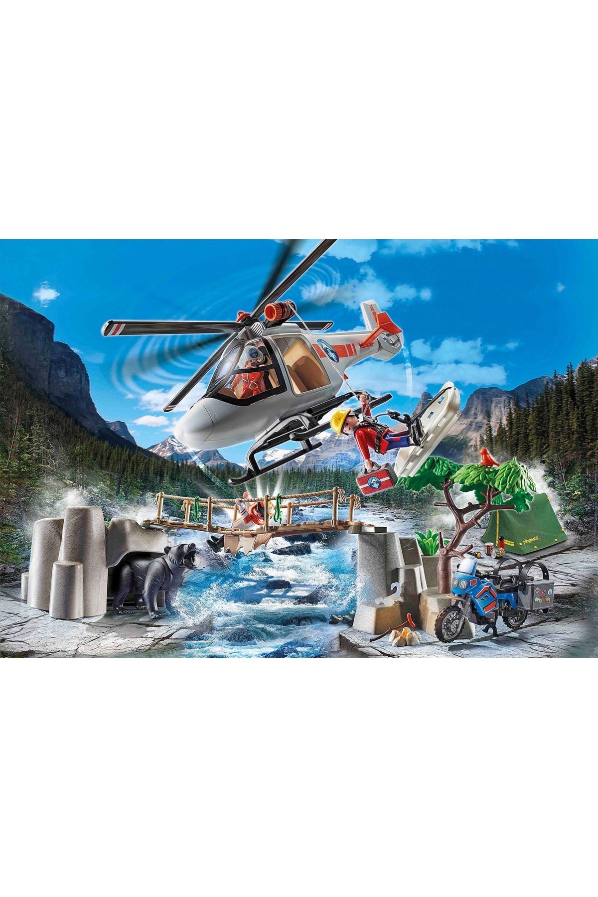 Playmobil - Operatiune De Salvare Din Canion - One Size
