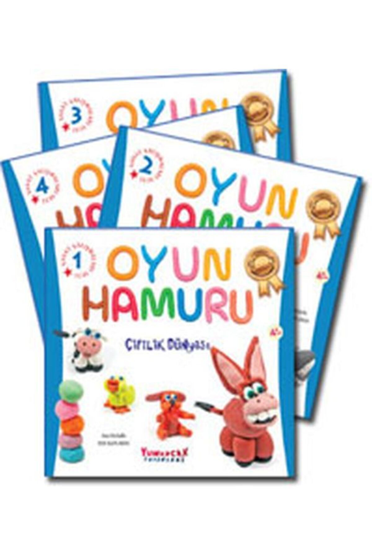 Yumurcak Yayınları Oyun Hamuru Eğitim Seti (4 Kitap)
