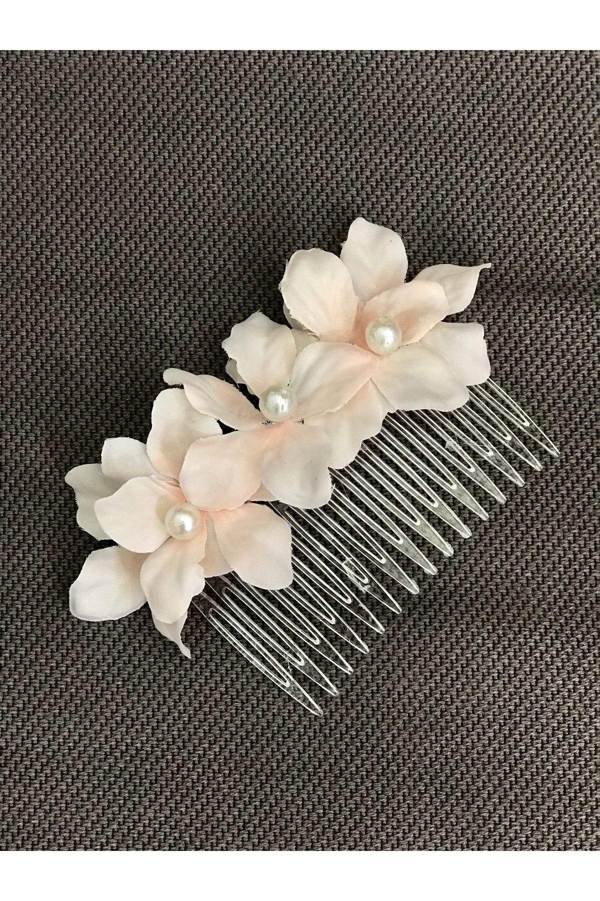 Zen Events--Salmon Floral Pearl Comb Buckle, Outside Shooting, Engagement, Maternity, Party 1