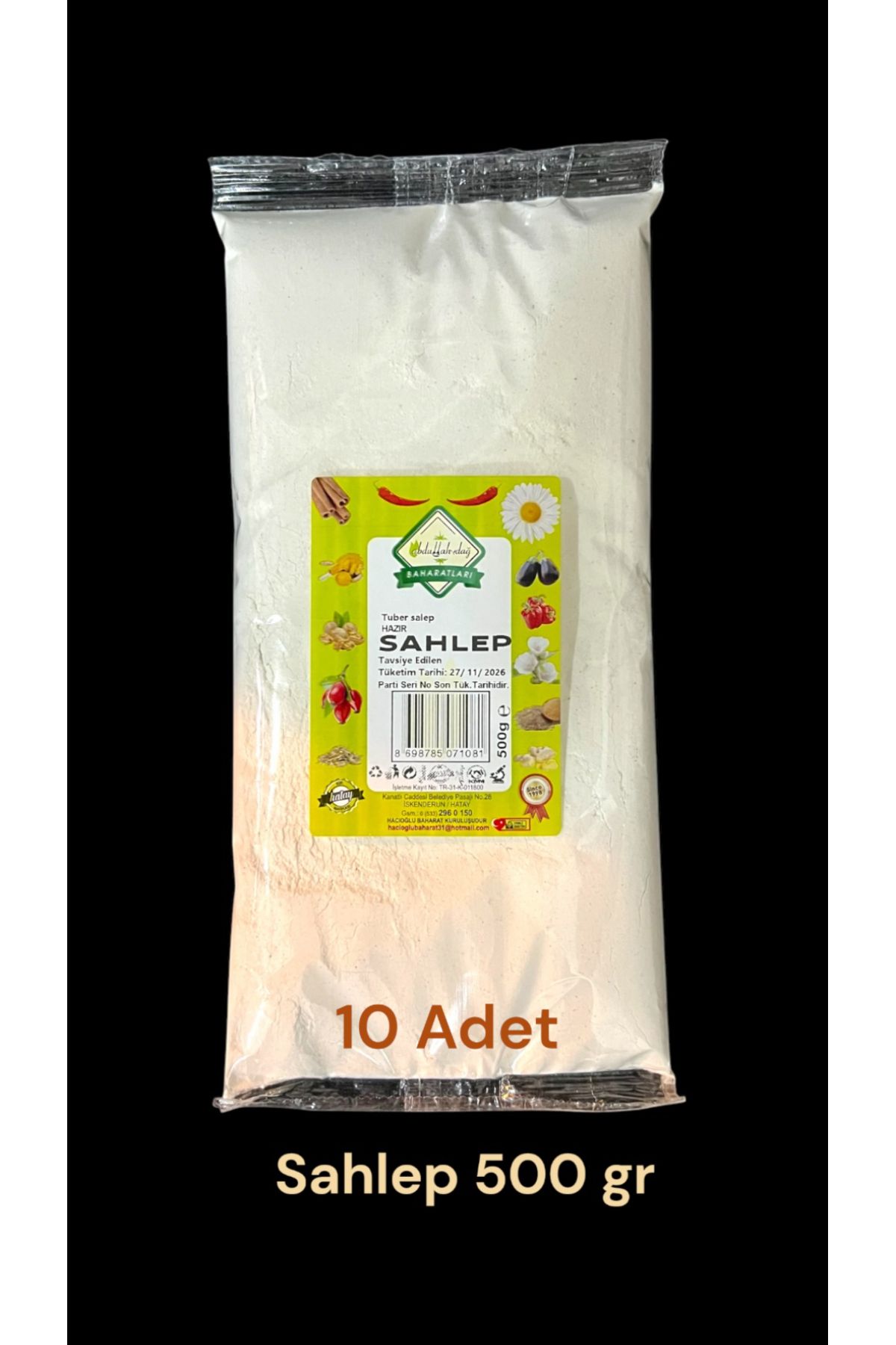 ABDULLAH DAĞ Hatay Yöresel Damla Sakızlı Hazır Salep Sahlep 5 Kg / 5000 gr