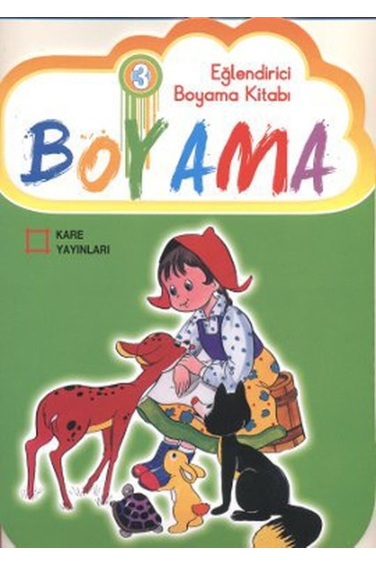 Kare Yayınları Eğlendirici Boyama Kitabı 03