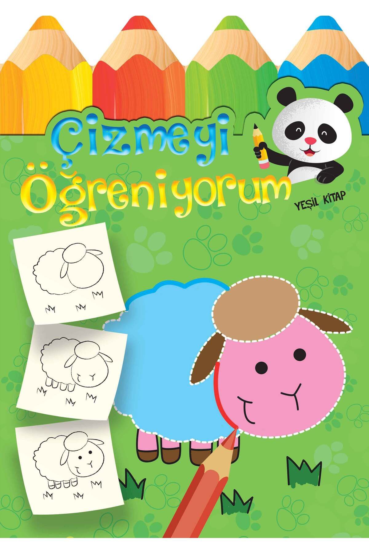 Türk Dil Kurumu Yayınları Çizmeyi Öğreniyorum Yeşil Kitap