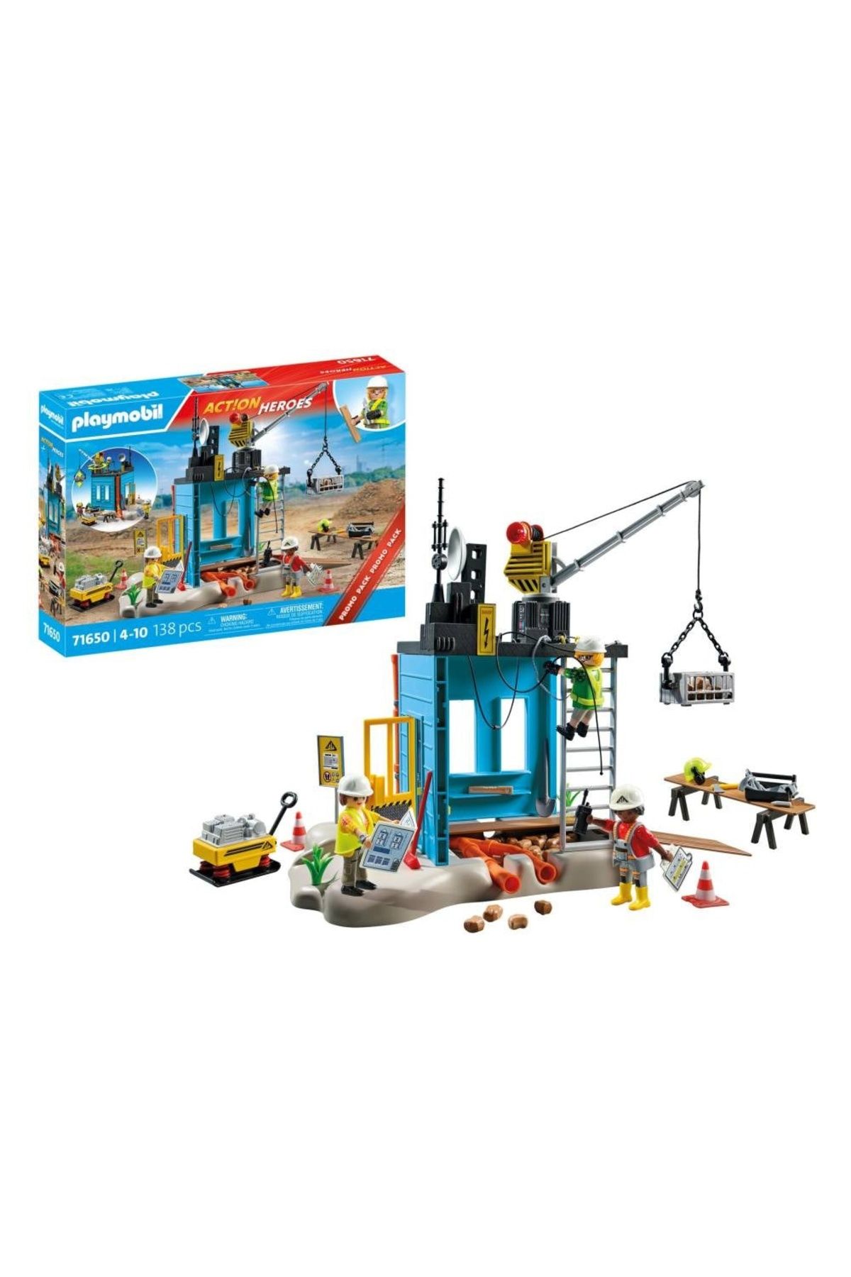 Playmobil - Promo Pack Santier De Constructii - One Size