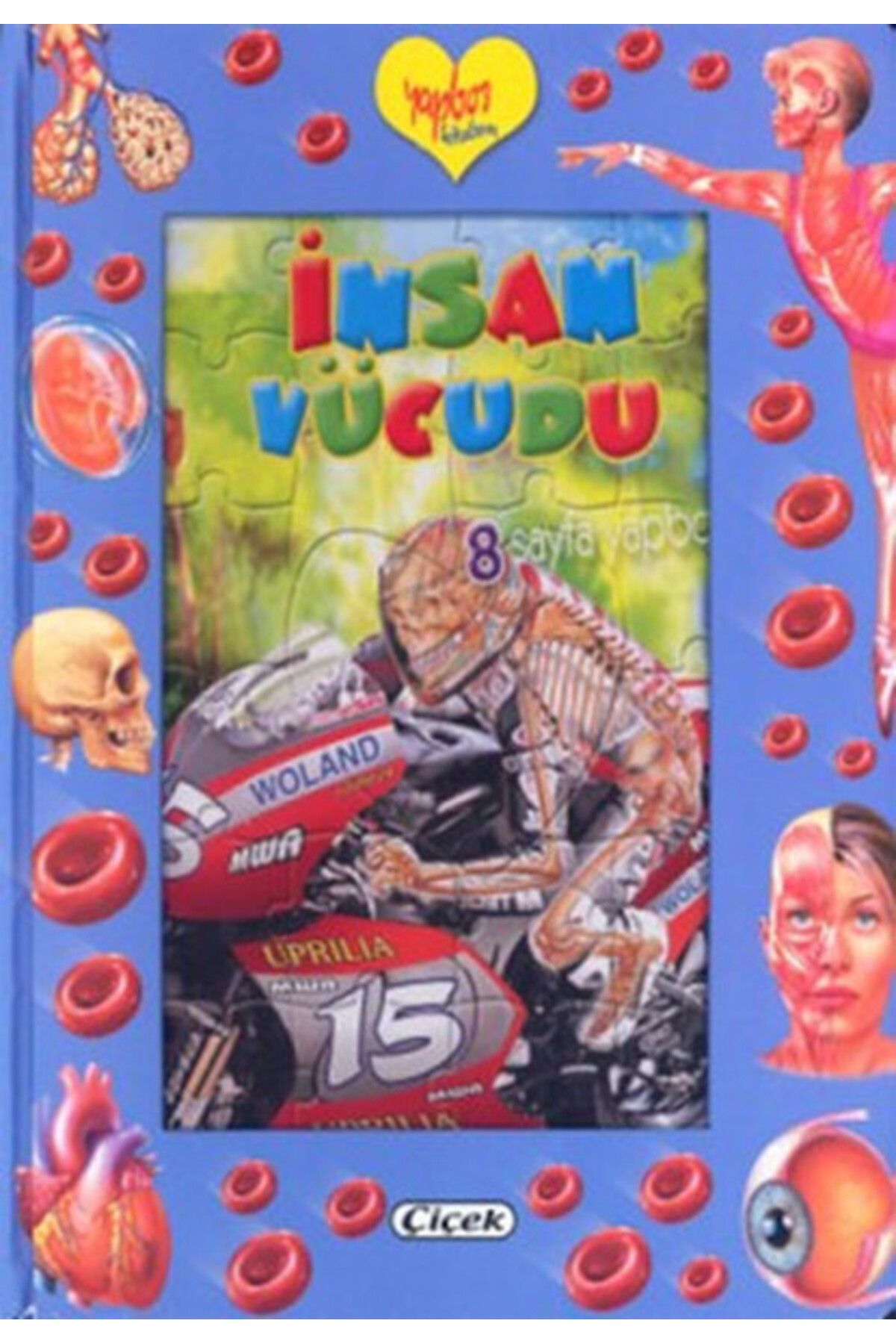 Çiçek Yayıncılık Yapboz Kitabım-İnsan Vücudu