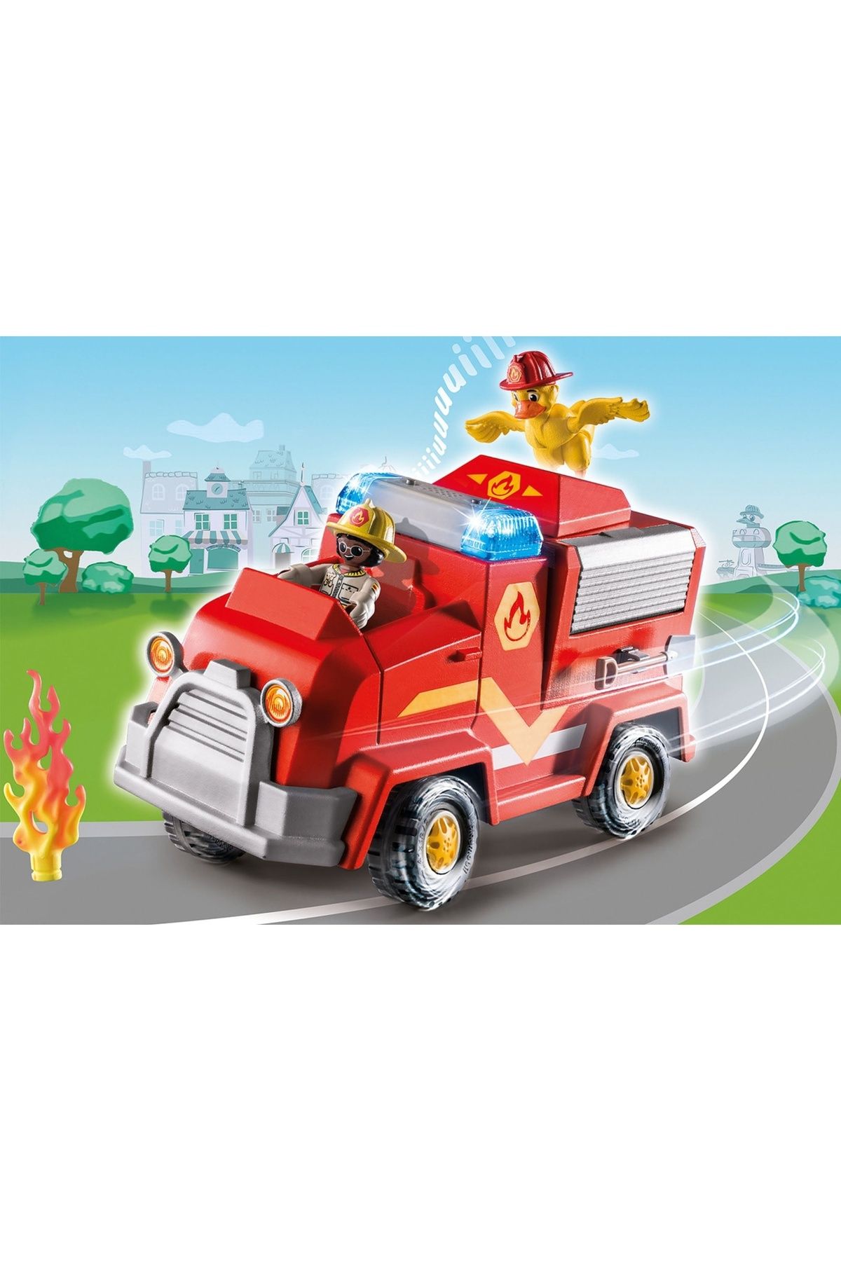 Playmobil - D.o.c - Masina De Pompieri - One Size