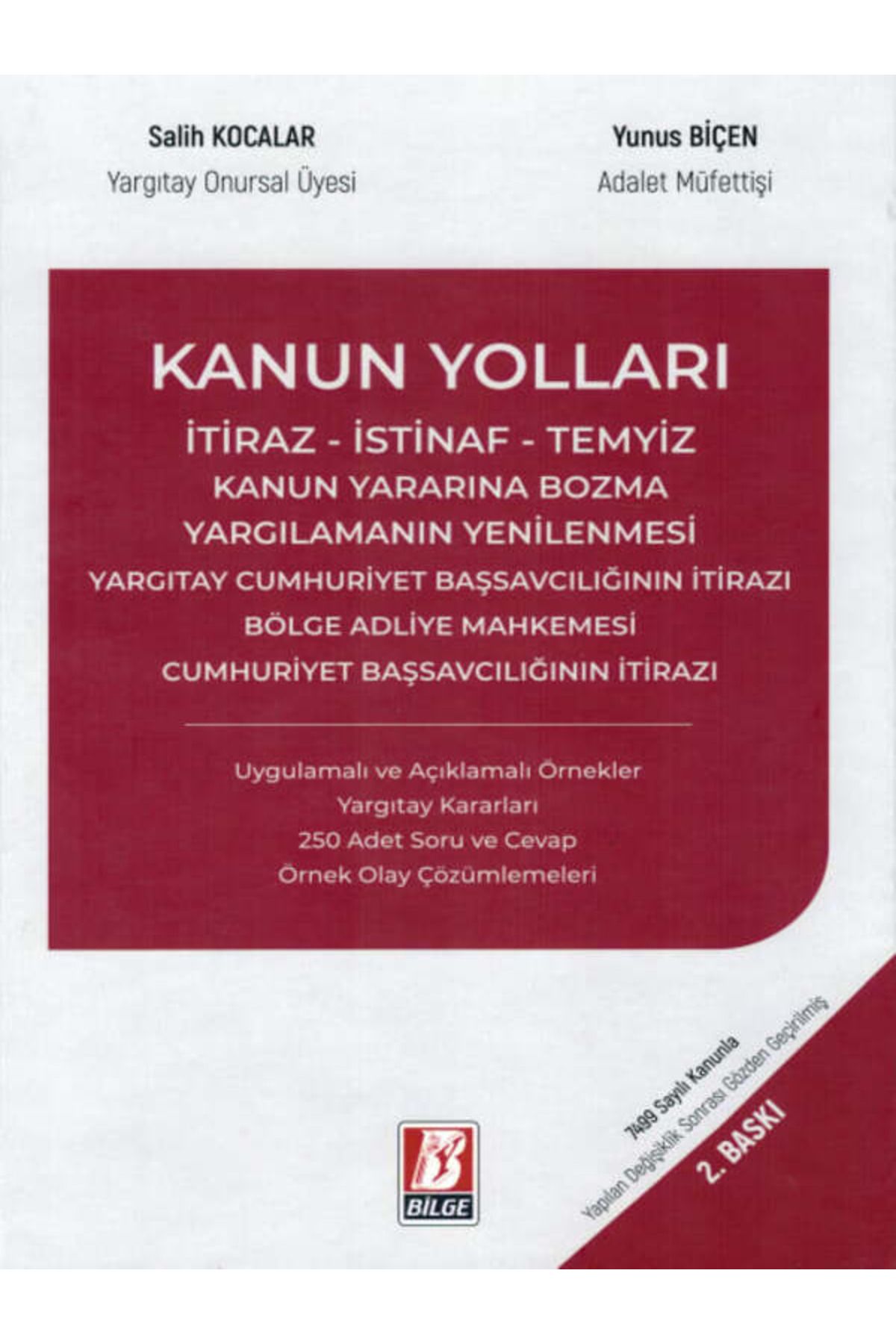 Bilge Yayınevi Kanun Yolları Salih Kocalar, Yunus Biçen