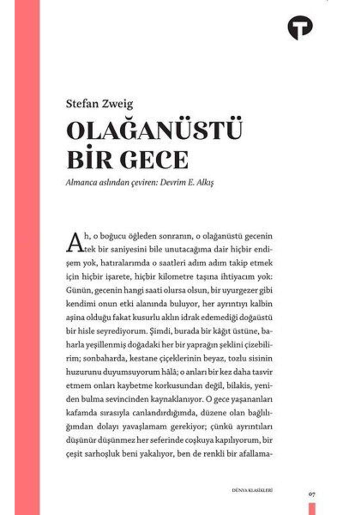 Turkuvaz Kitap Olağanüstü Bir Gece