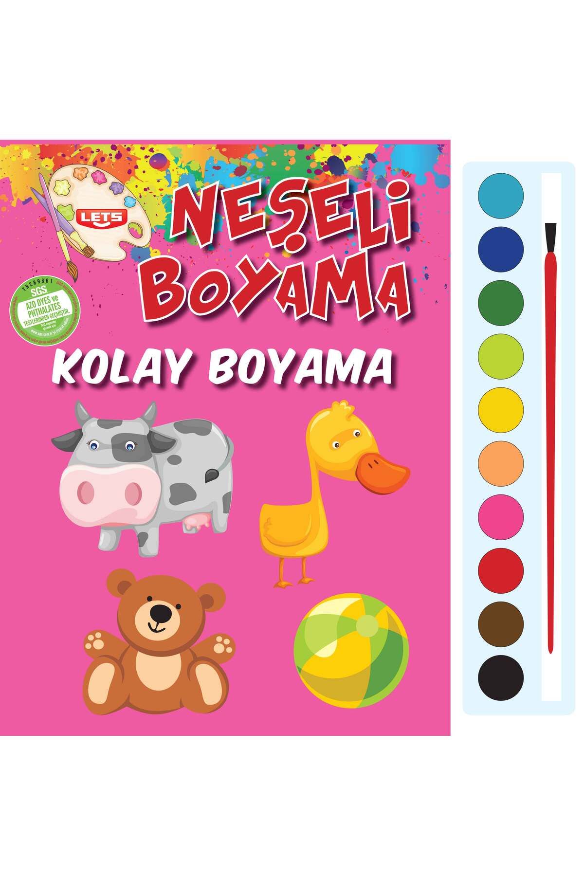 Türk Dil Kurumu Yayınları Neşeli Boyama - Kolay Boyama