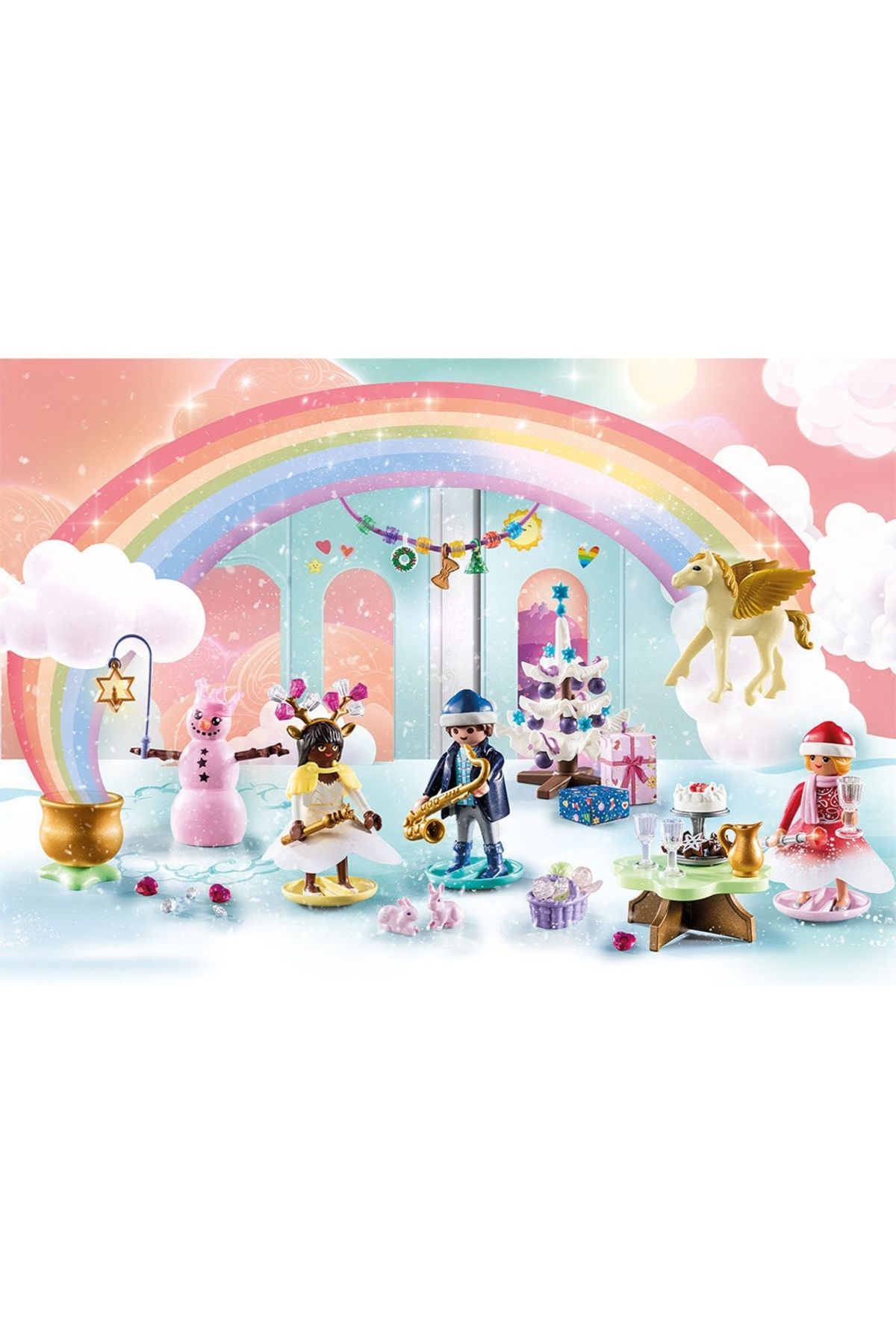 Playmobil - Calendar Craciun Curcubeul Printeselor - One Size