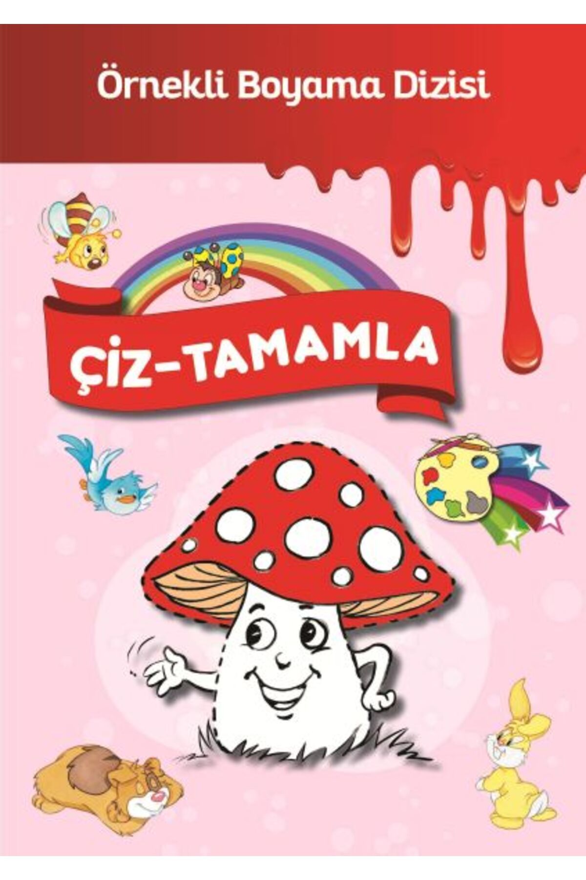 Karma Kitaplar Örnekli Boyama - Çiz-Tamamla kitap(Korunakli Posetle)