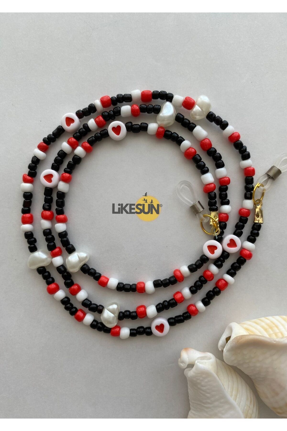 LiKESUN-Işıl Collection - Glasses Strap and Double Wrapped Necklace 1