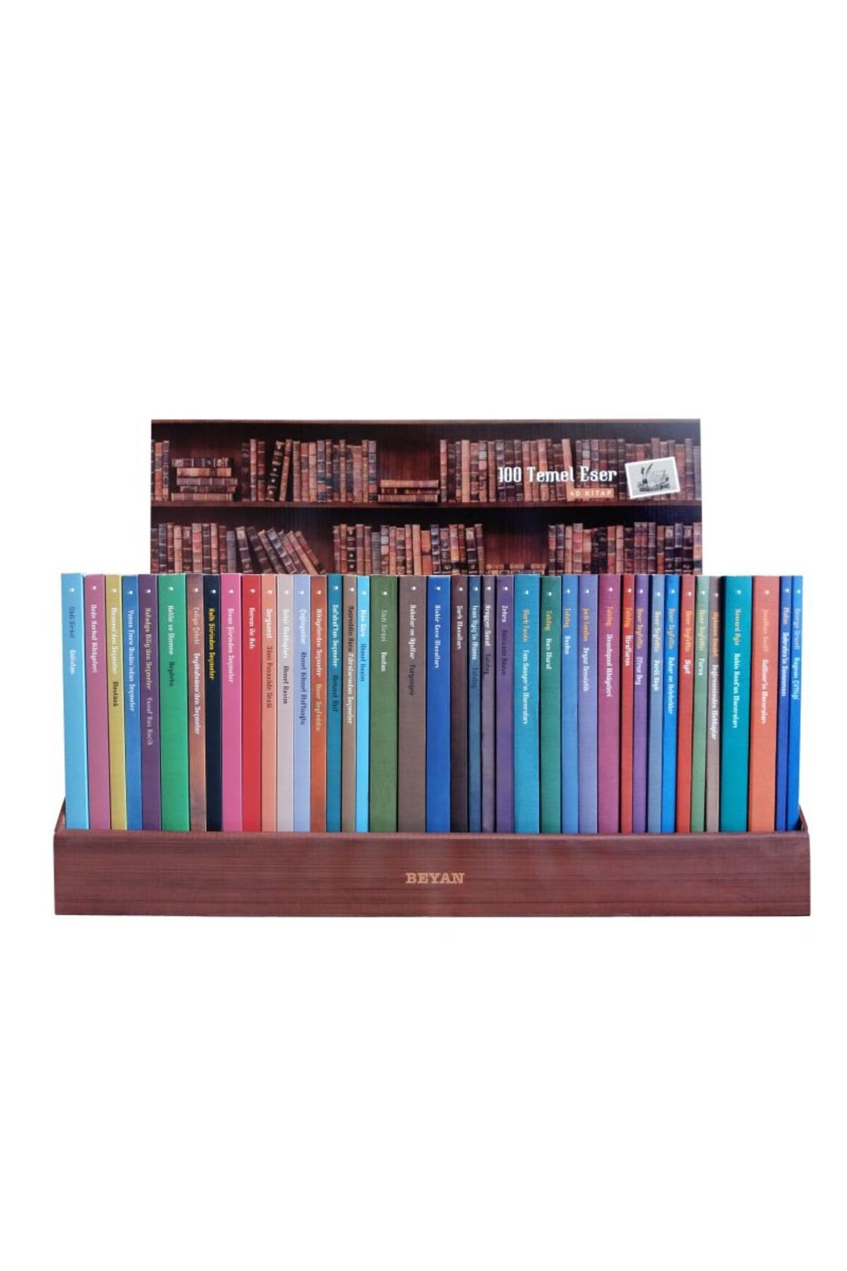 Karma Kitaplar Lise 100 Temel Eser (Kutulu 40 Kitap Takım) kitap (Korunakli Posetle)