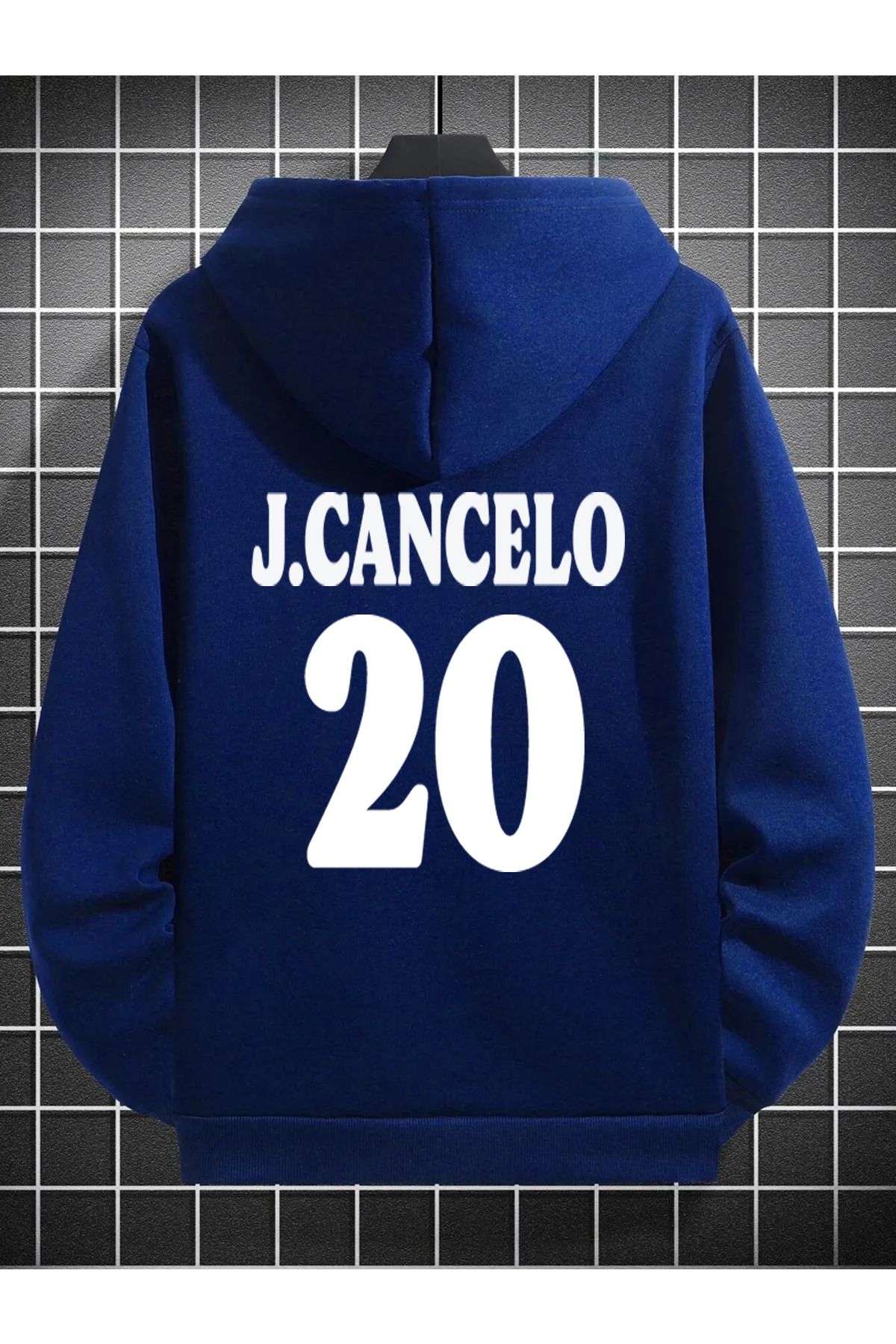 Pisa Art Al-Hilal Suudi Arabistan J.CANCELO 20 Özel Tasarım Kapşonlu Sweatshirt