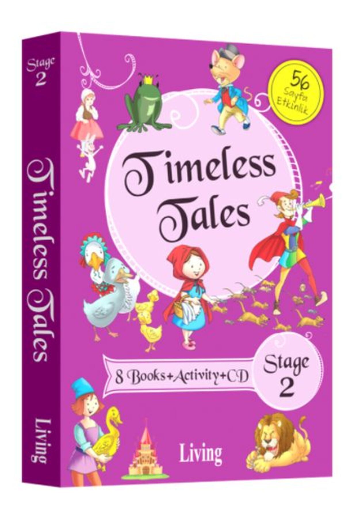 Living English Dictionary Timeless Tales Stage 2 (8 Books+Activity+Cd)