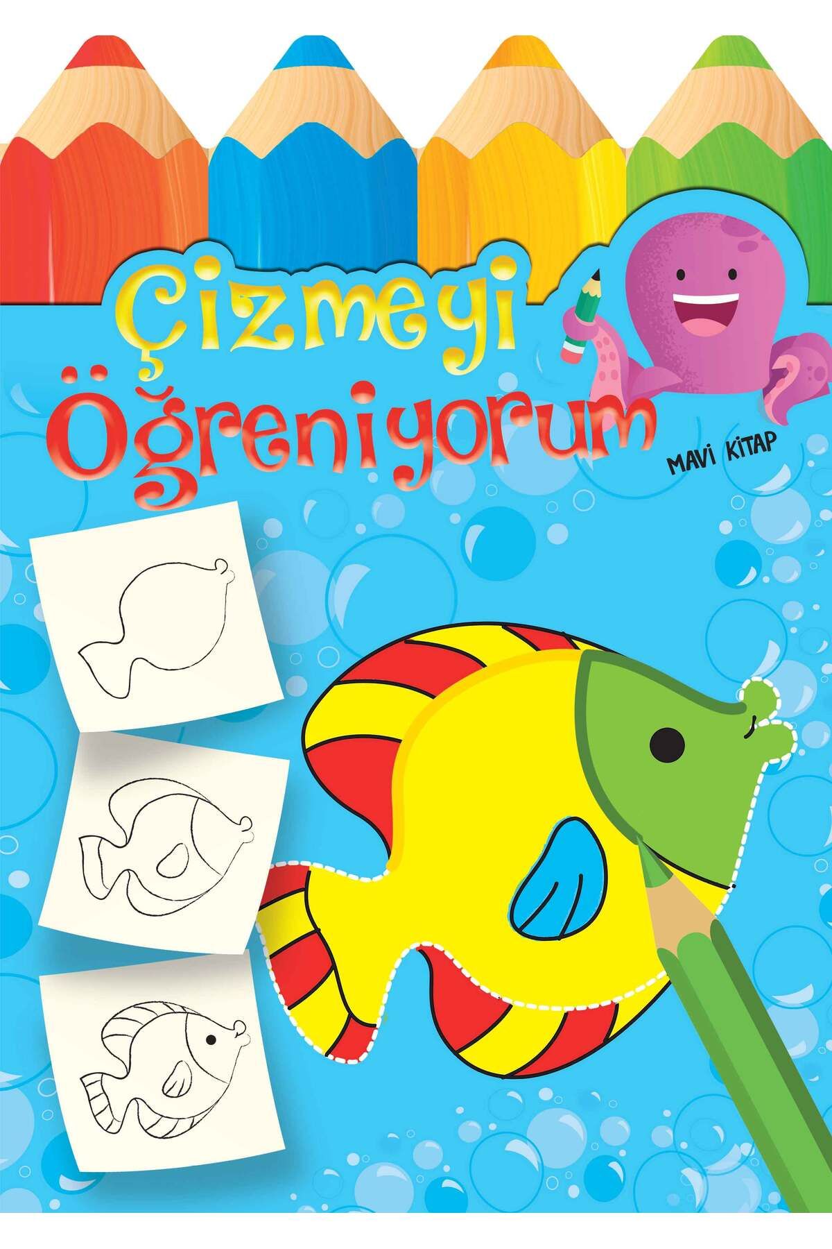 Türk Dil Kurumu Yayınları Çizmeyi Öğreniyorum Mavi Kitap