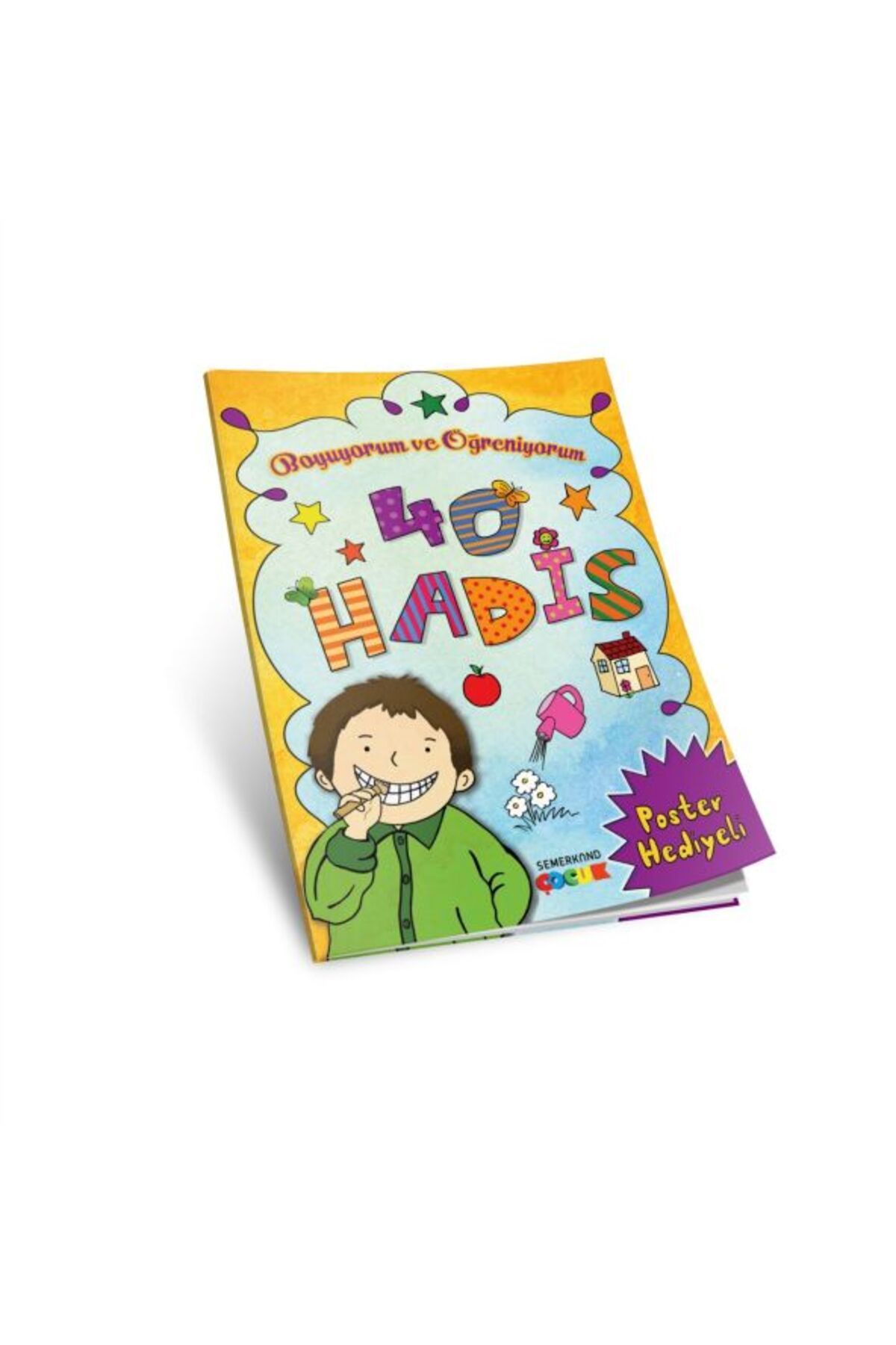 Karma Kitaplar Kırk Hadis Boyuyorum ve Öğreniyorum kitap(Korunakli Posetle)