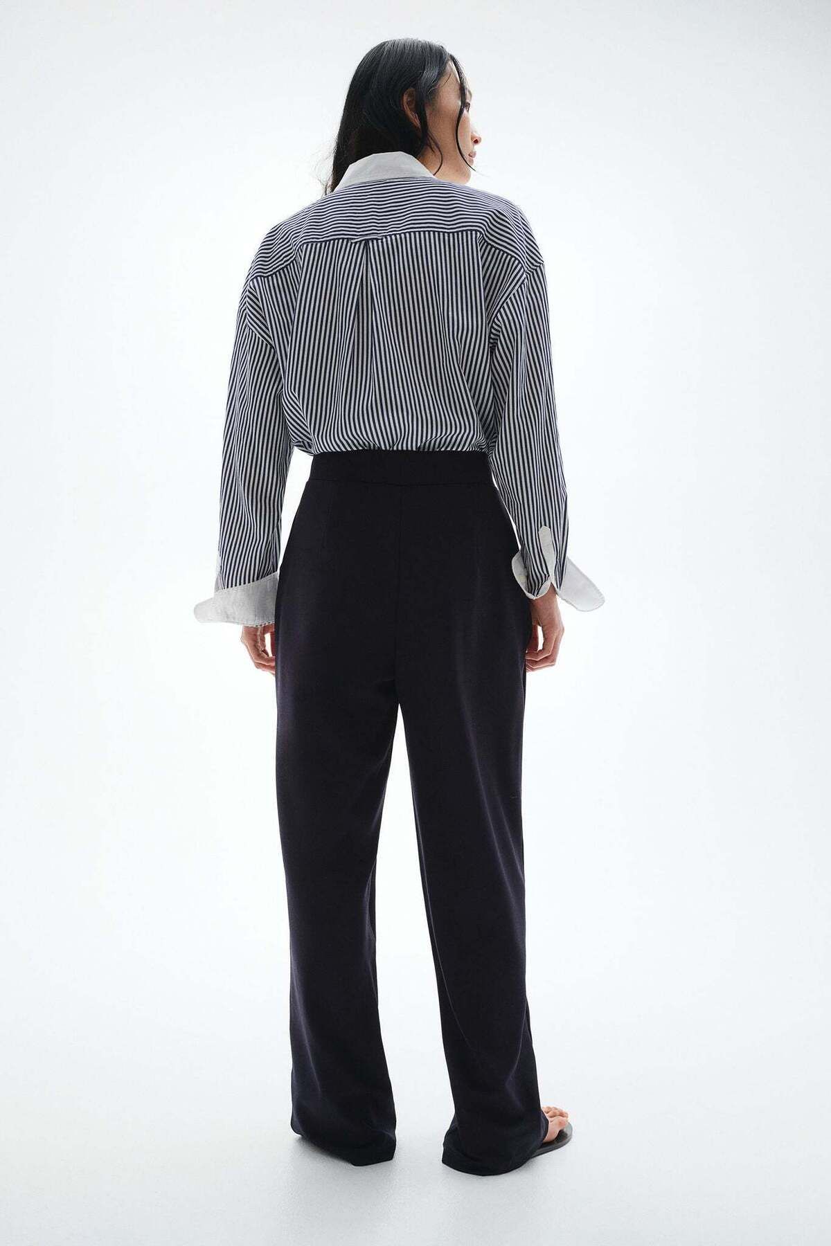 H&M-High-waisted tailored trousers 2