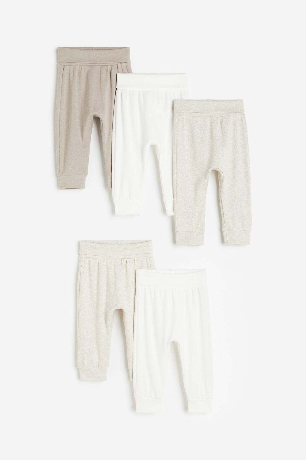 H&M-5-pack cotton trousers 2