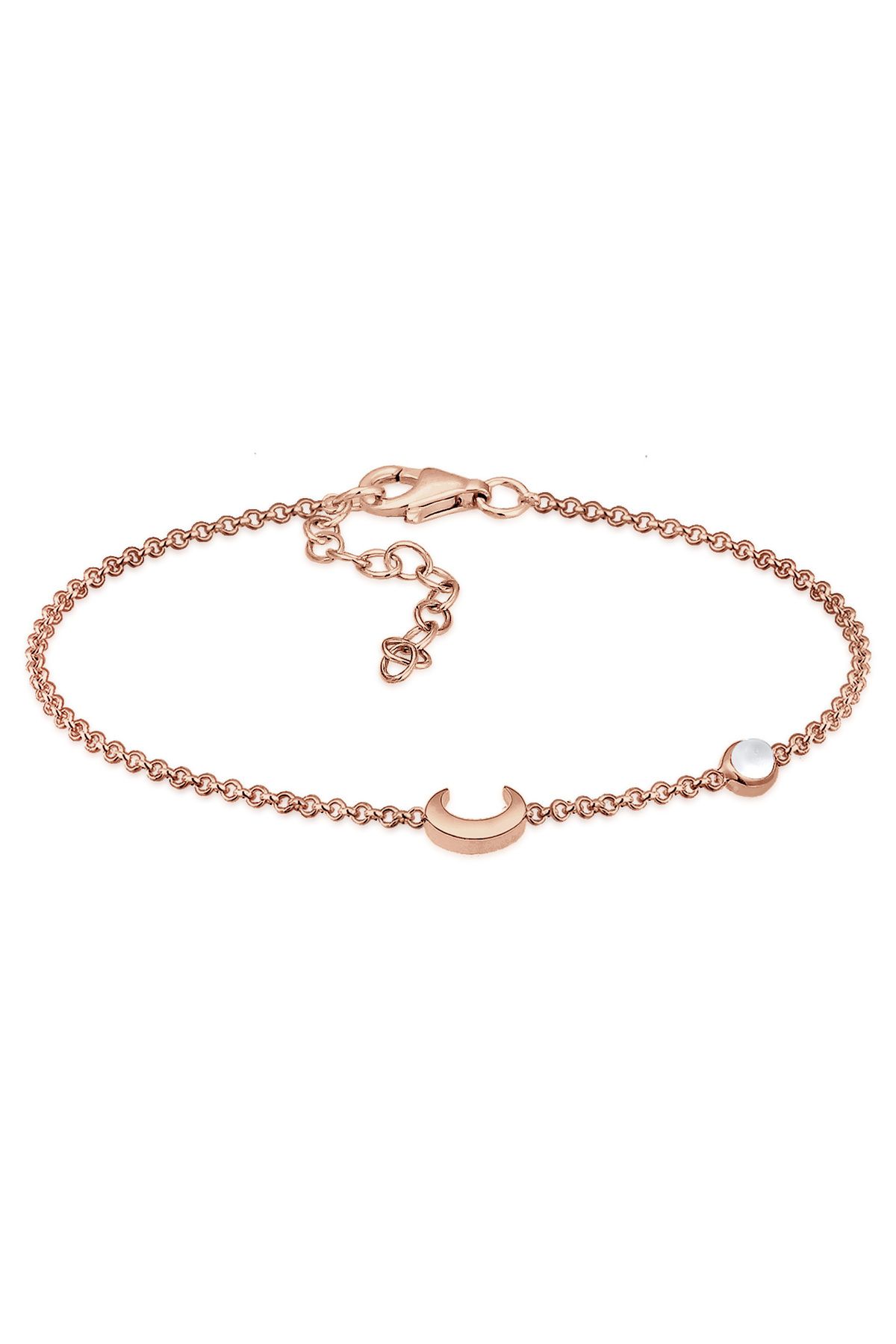 ELLI-Damen-Armband mit Halbmond- und Sternzeichen – vergoldetes Armband aus 925er Sterlingsilber 1