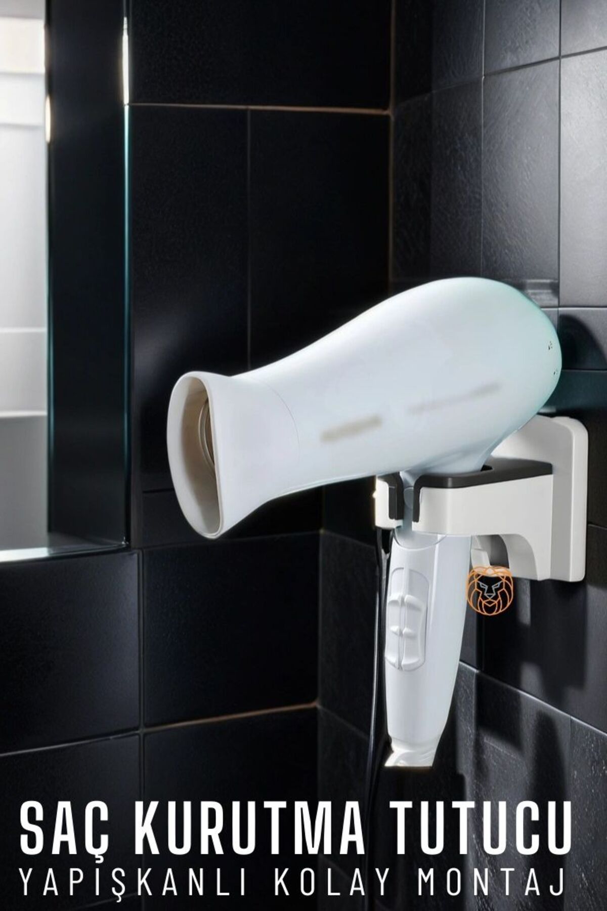 Takaz Global Saç Kurutma Makinesi Tutucu Pratik Yapışma