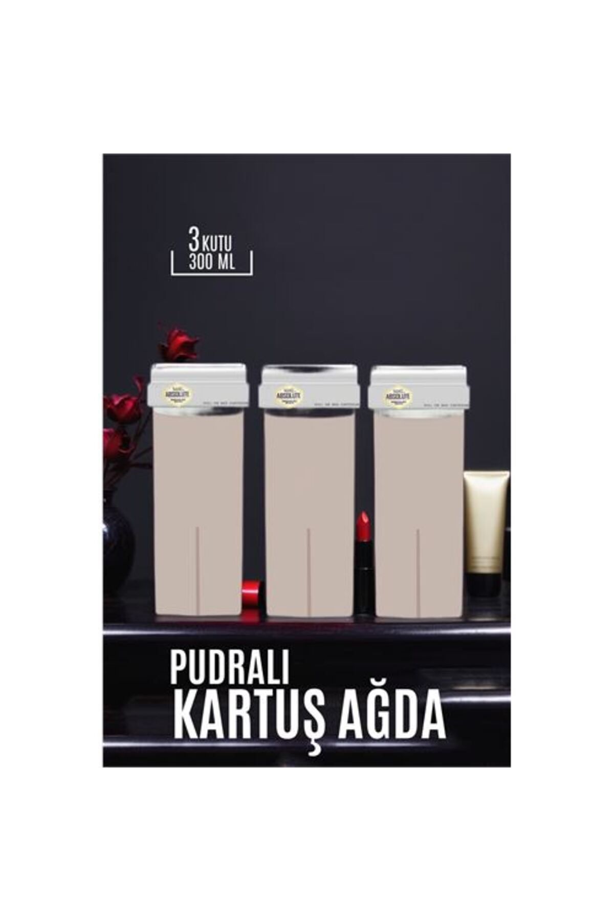 Takaz Global Absolute Pudralı Roll On Kartuş Ağda 100ML X3 Kutu