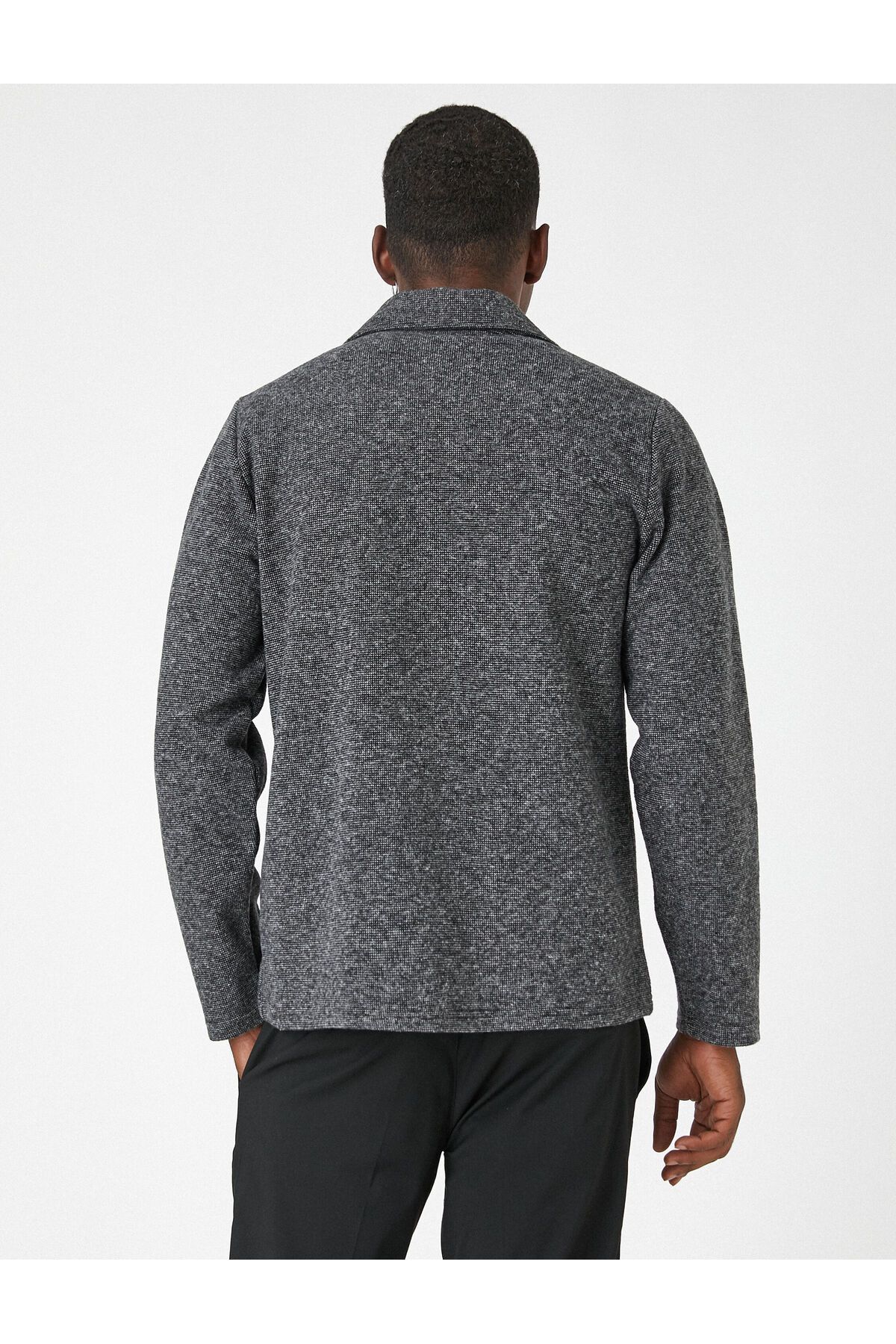 Koton-Basic Jacket with Pocket Detail Buttons 4