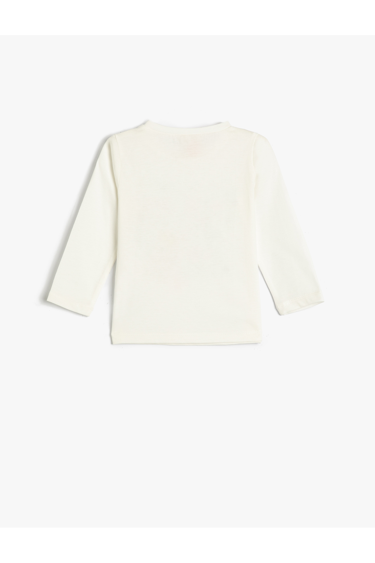 Koton Uzun Kollu Tişört Pamuklu Bisiklet Yaka Kedi Aplike Detaylı fotoğrafı 2 (önizleme)