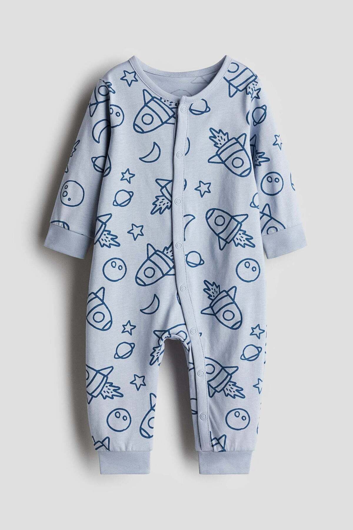 H&M-Patterned sleepsuit 1