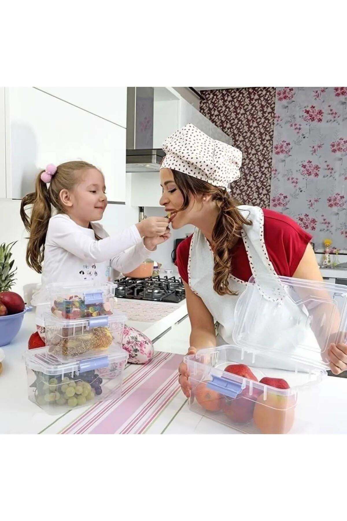 Takaz Global Kilitli Kiler Saklama Kabı 1500 Ml