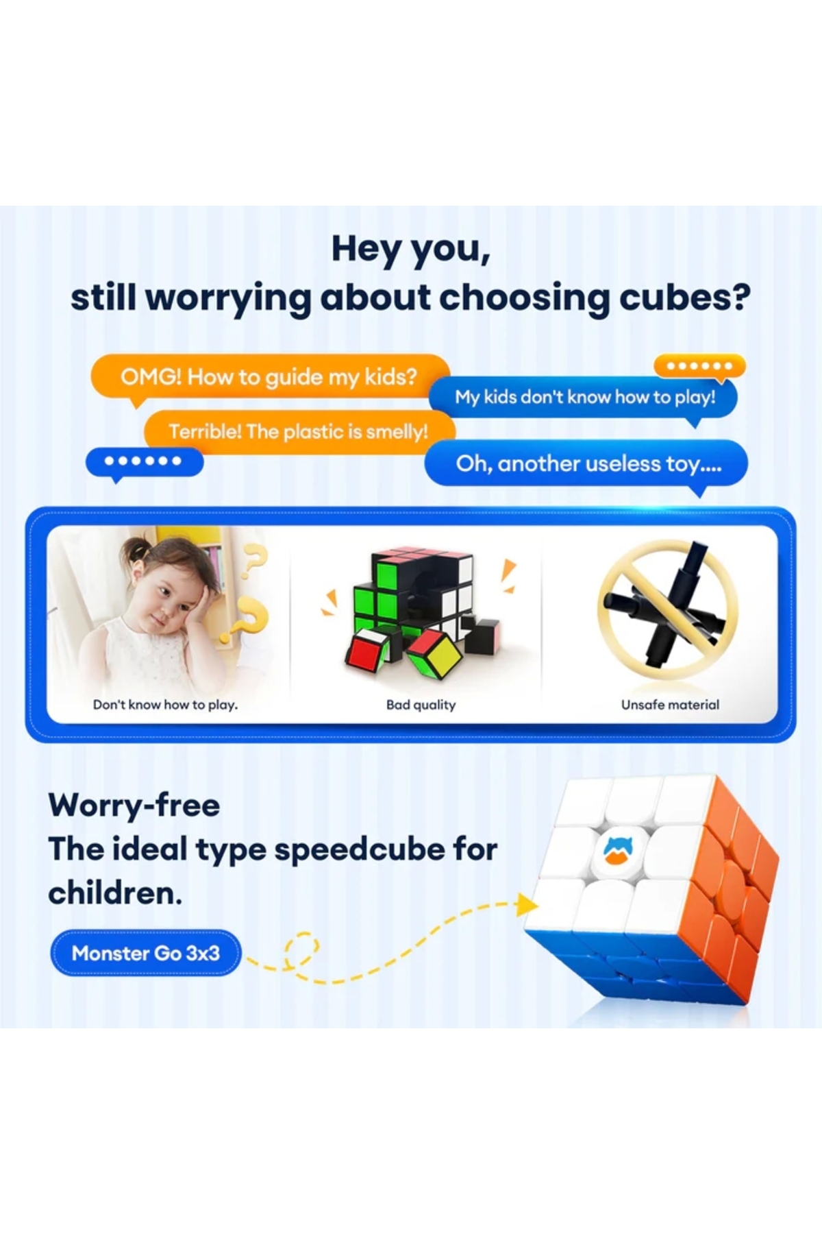 Doğan Oyuncak Dünyası Profesyonel GAN Monster Go Standard 3x3 Manyetik Küp - Zeka Küpü - Akıl Küpü - Monster Küp fotoğrafı 6 (önizleme)