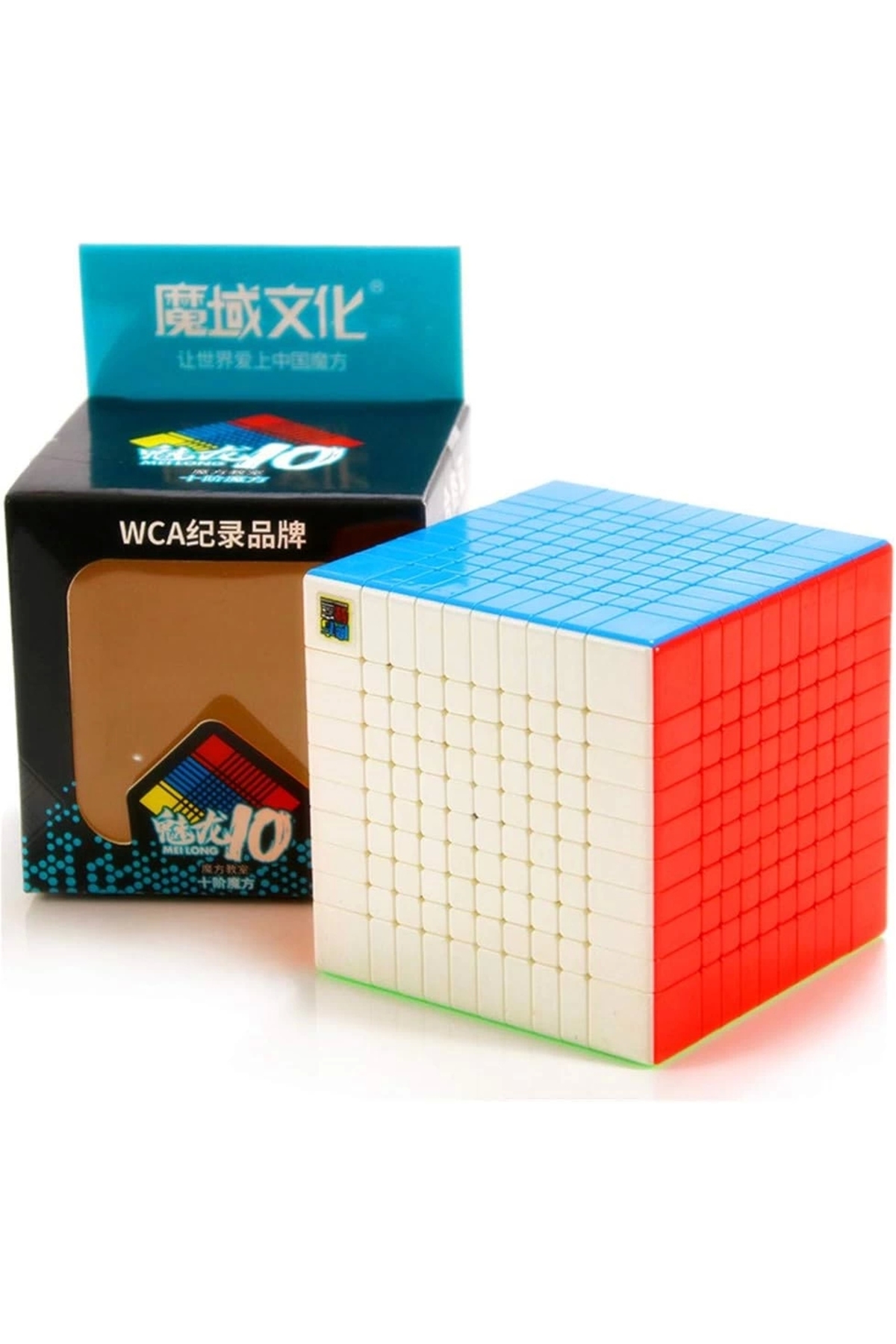 Doğan Oyuncak Dünyası Orijinal MoYu Meilong 10x10 Küp - Moyu Speed Cube - Moyu 10x10 Zeka Küpü - Zeka Küpü - Rubik Küp fotoğrafı 3 (önizleme)