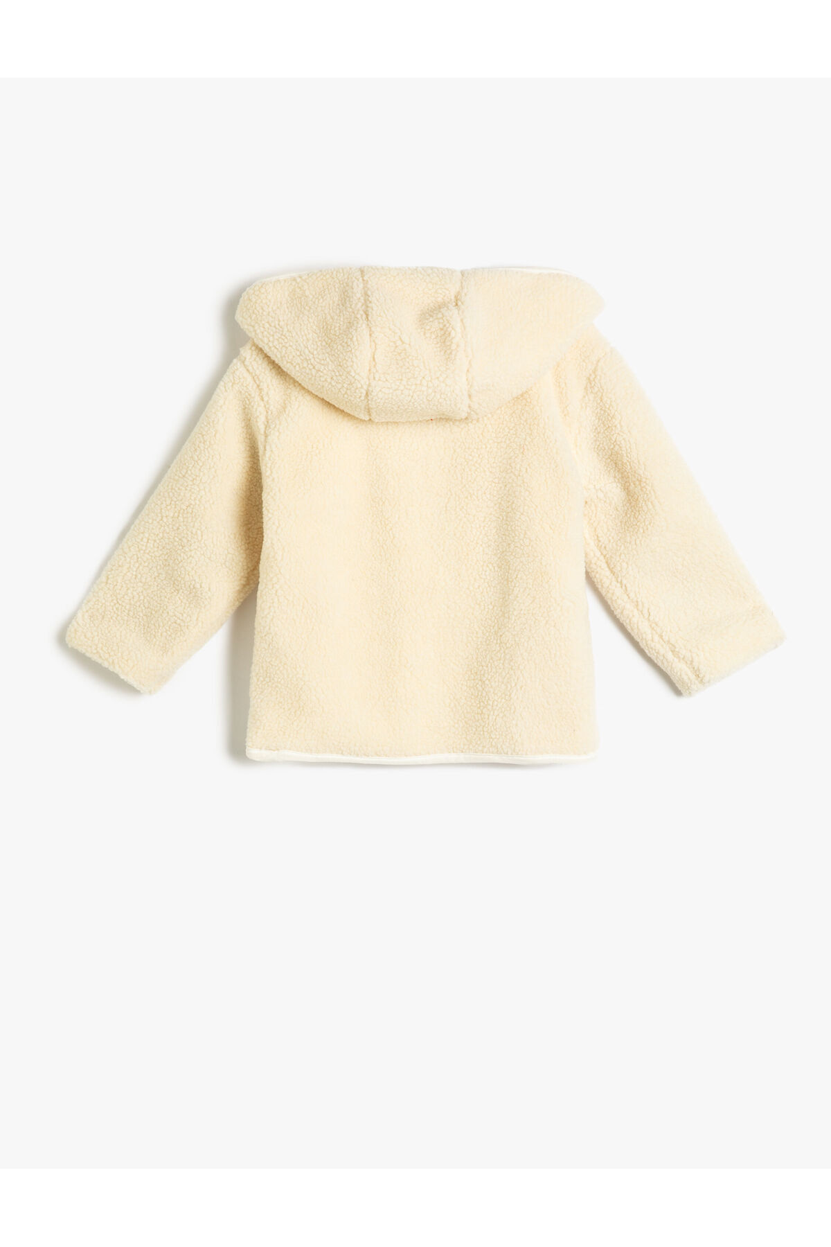 Koton Basic Peluş Ceket Kapşonlu Uzun Kollu Fermuarlı fotoğrafı 2 (önizleme)