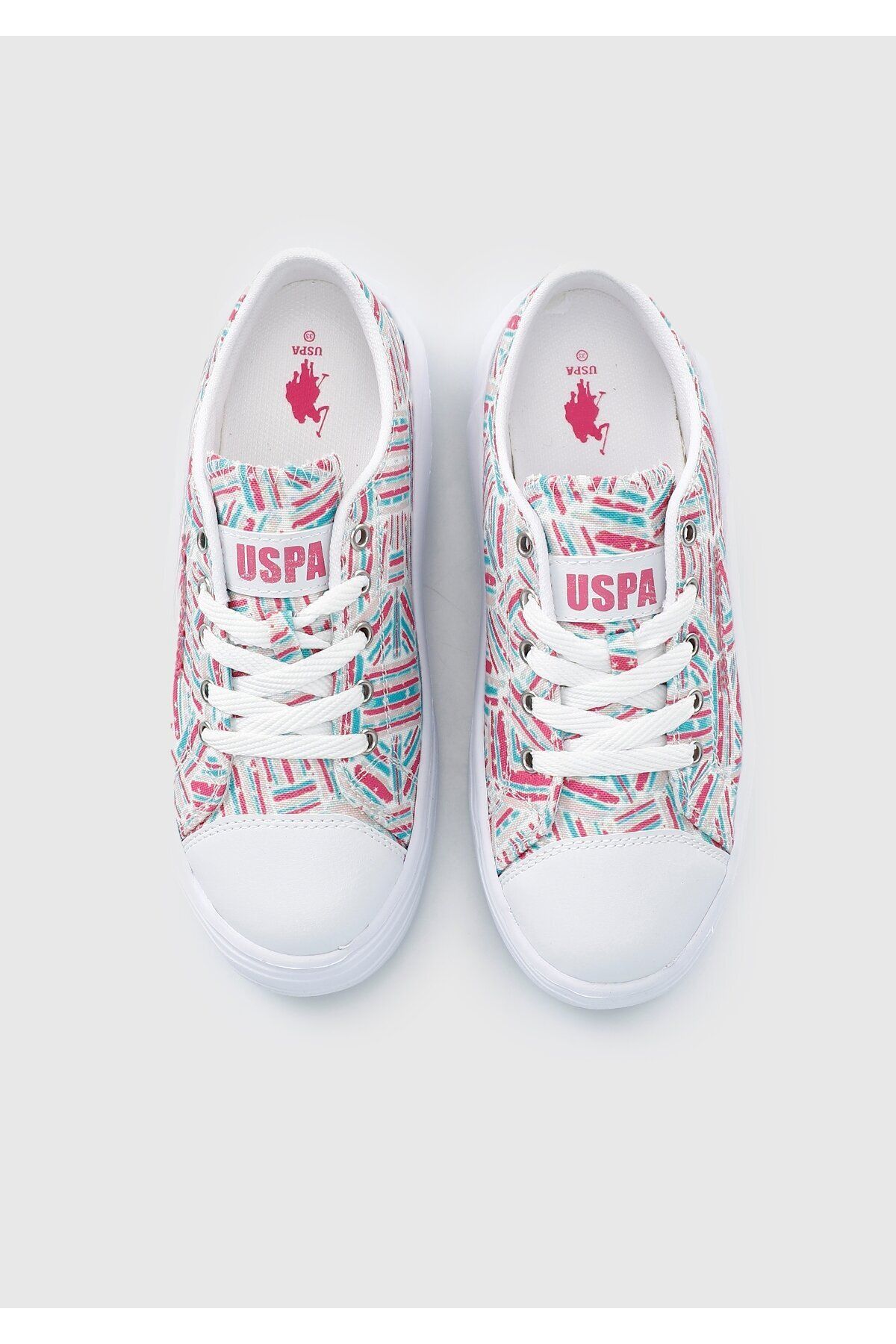اسنیکر سبز دخترانه و بچگانه کفش ورزشی Cleme Mint Girl U.S. Polo Assn.