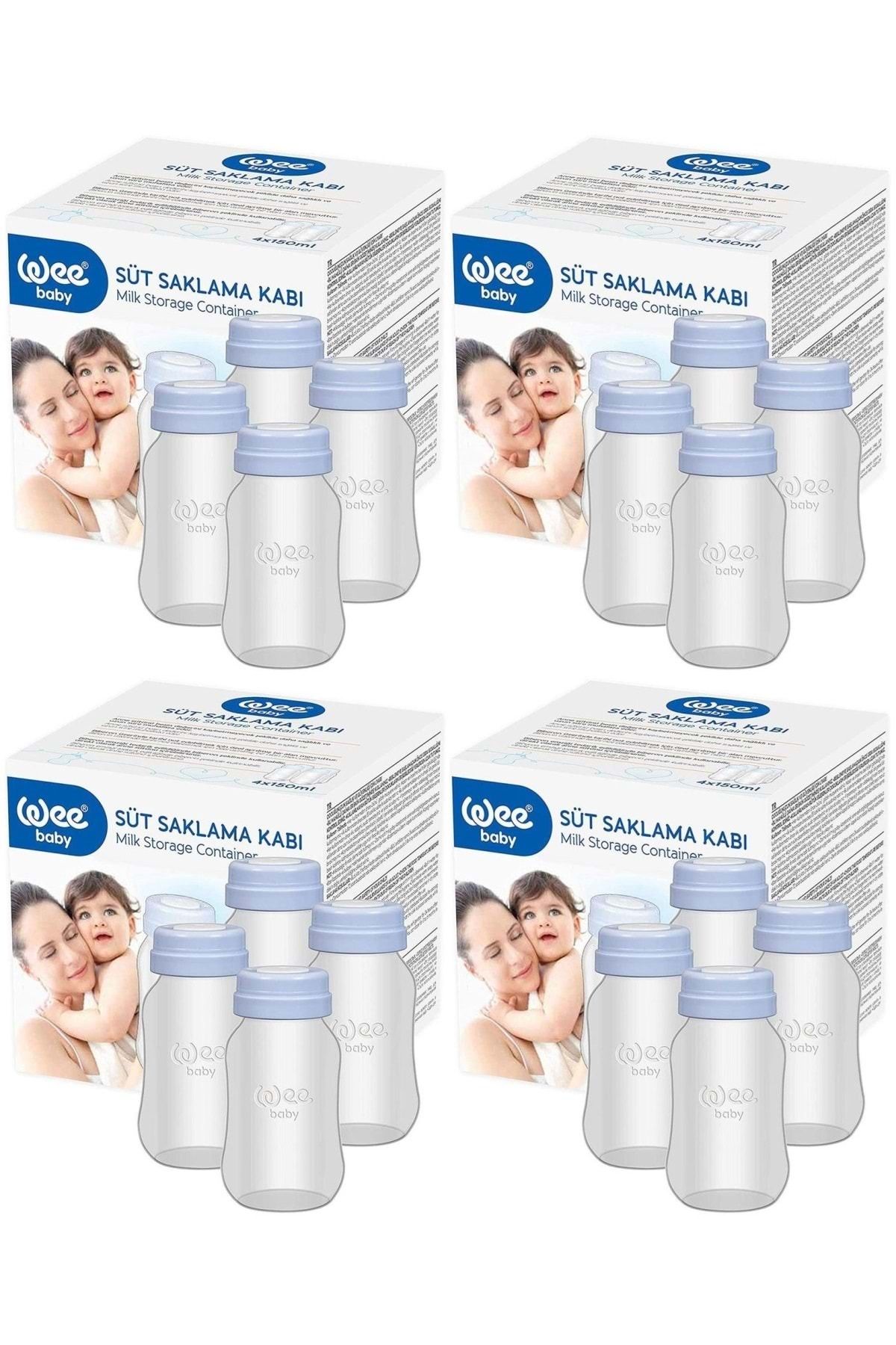 Wee Baby Süt Saklama Kabı (16 Lı Set) (Kod:126) (4PK*4)