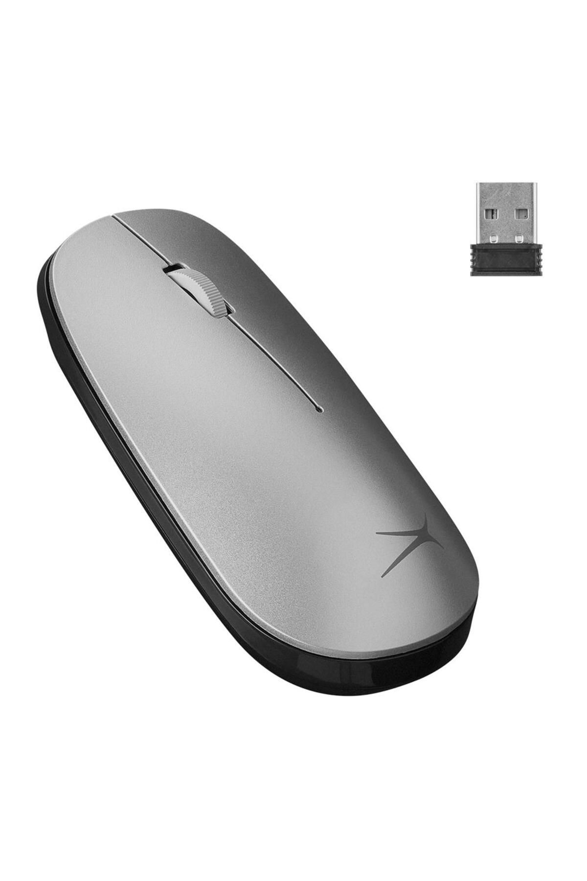 Vobotek Teknoloji Altec Lansing ALBM7305 Gümüş 2.4GHz USB 1600DPI Alkalin Pilli Kablosuz Mouse