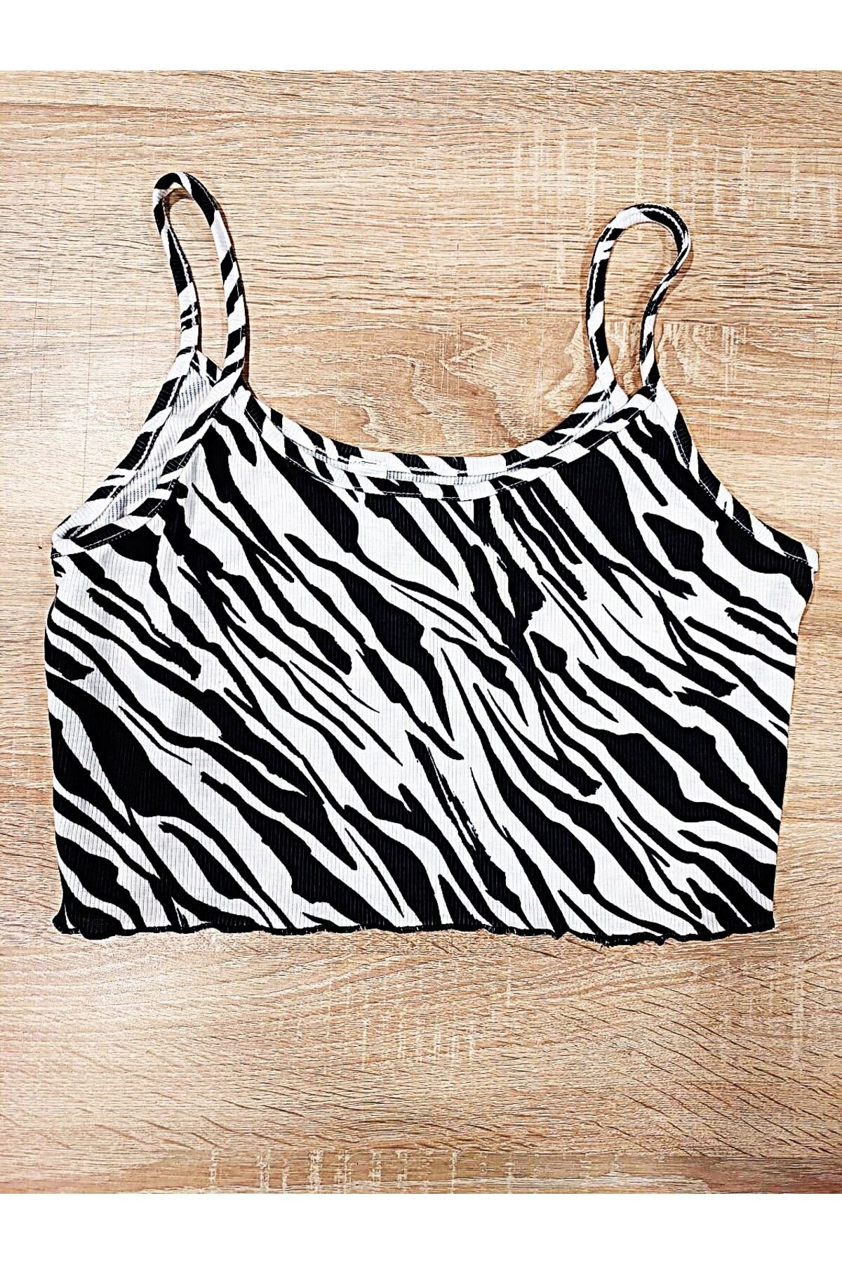 PEMBİŞ HOMEWEAR Zebra Crop Atlet