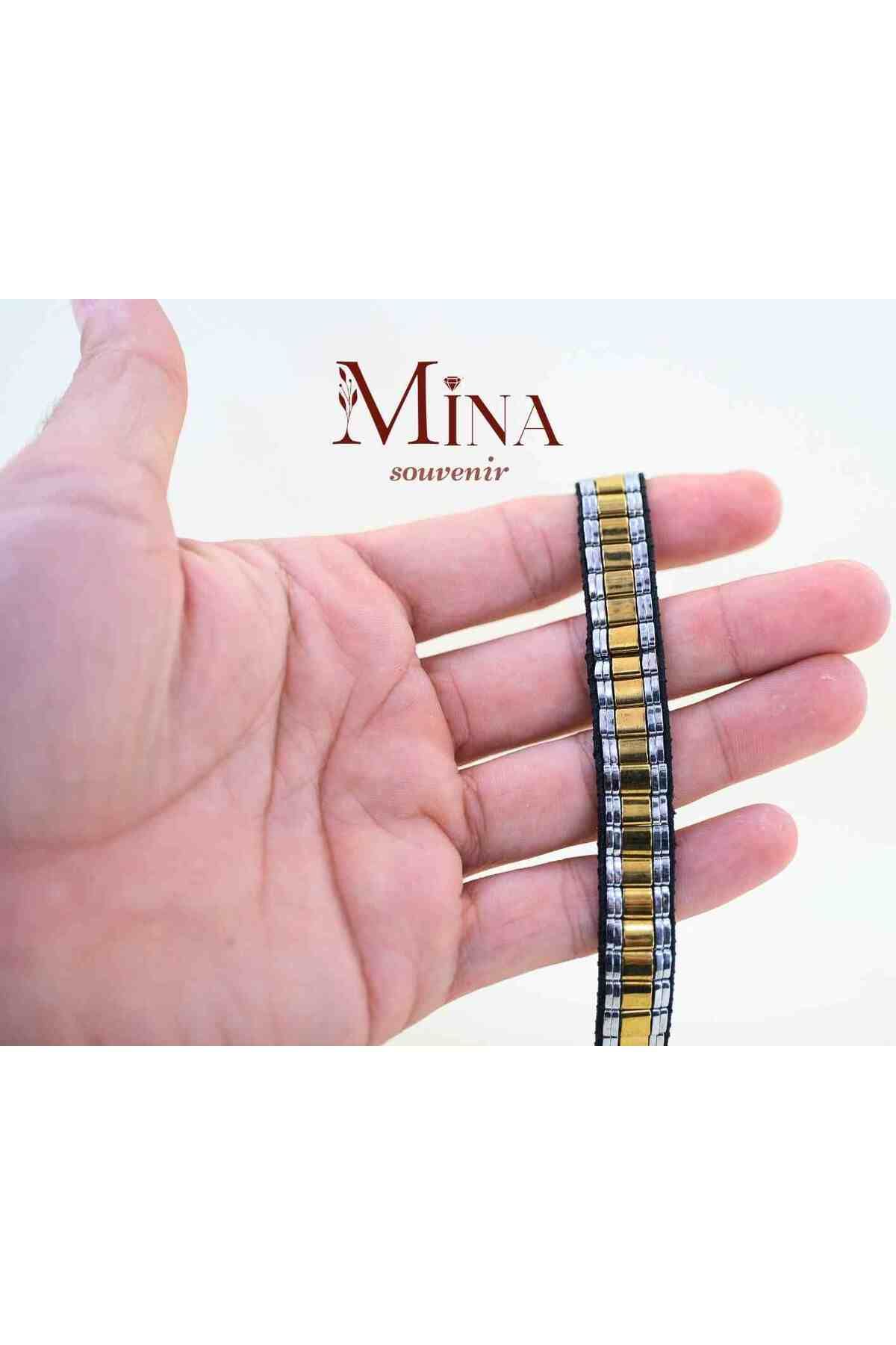 Mina Souvenir-Hemathite Adjustable Natural Stone Handwork Knitting Model Bracelets 2