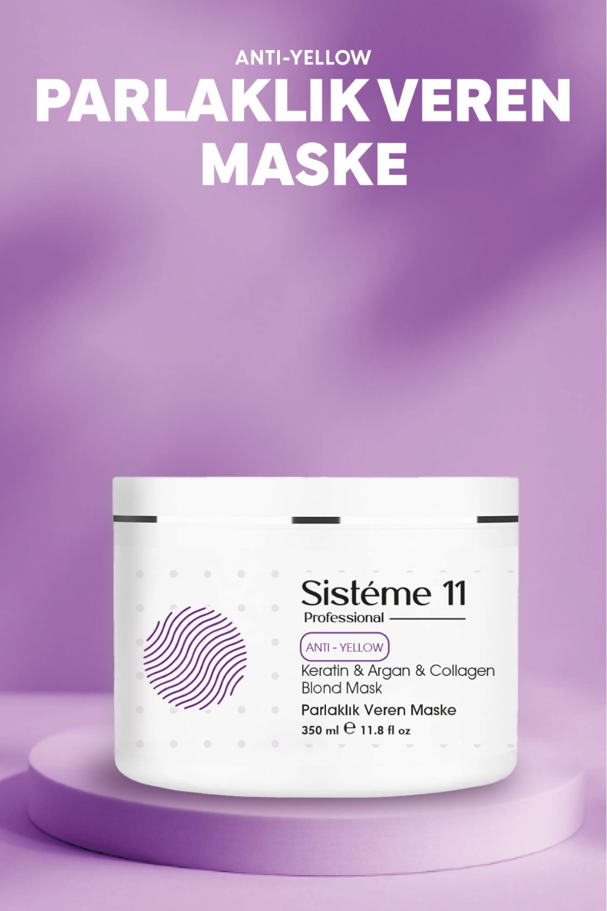 Sisteme 11 Parlaklık Veren Saç Bakım Maskesi 350 ml — 8684091009382 — تصویر 3 از 4