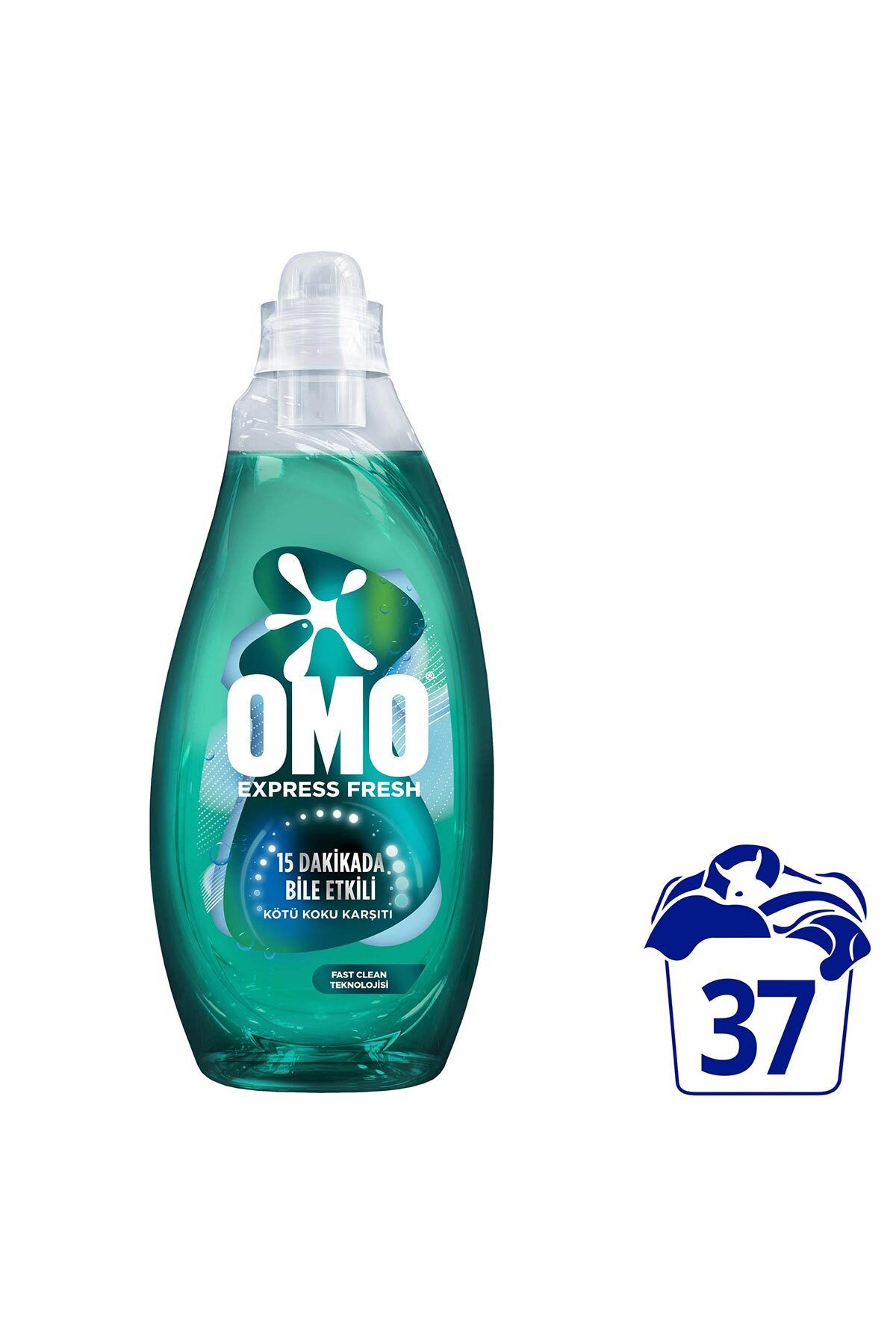 Omo Express Fresh Kötü Koku Karşıtı Beyaz Renkliler Deterjanı 1480 ml